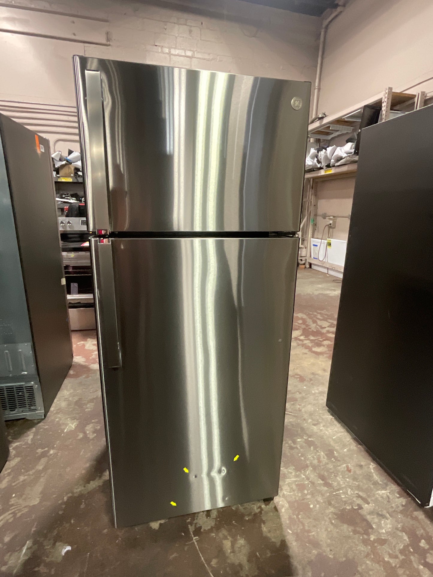 Front view, door closed