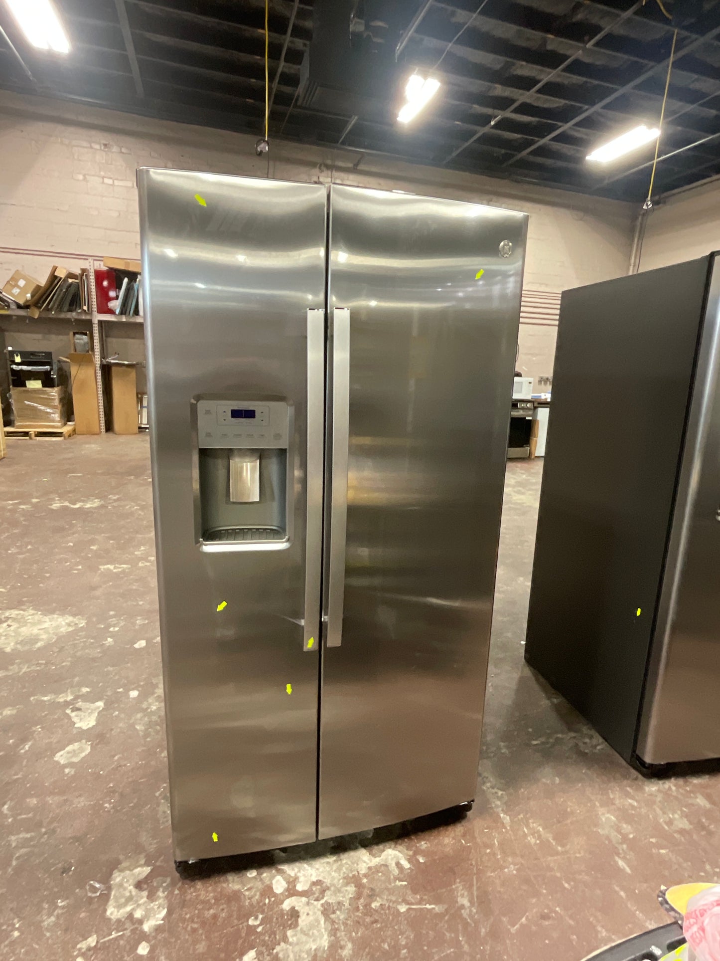 Front view, door closed