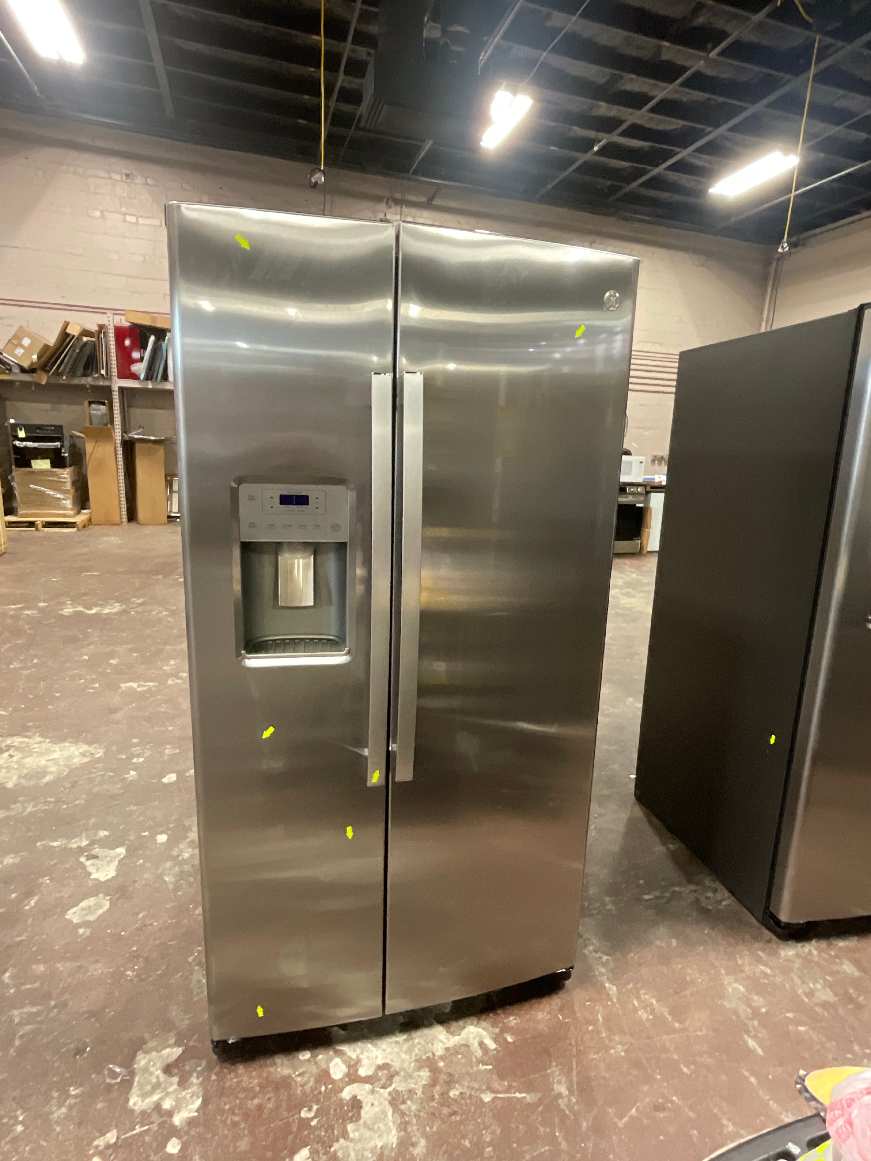 Front view, door closed