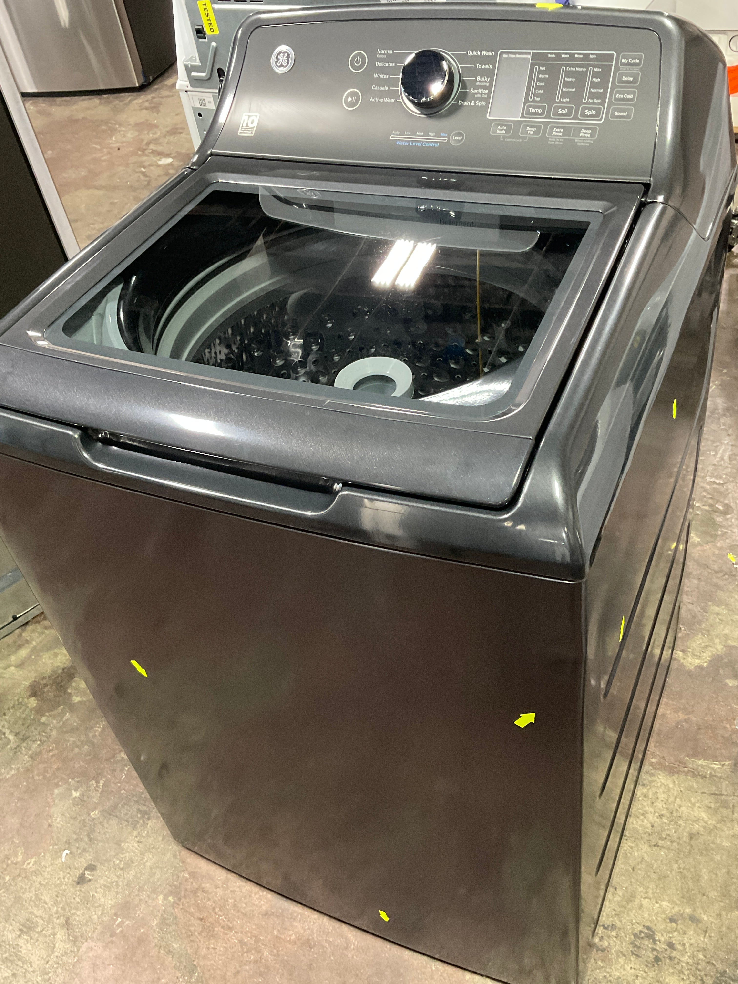 Front view, door closed