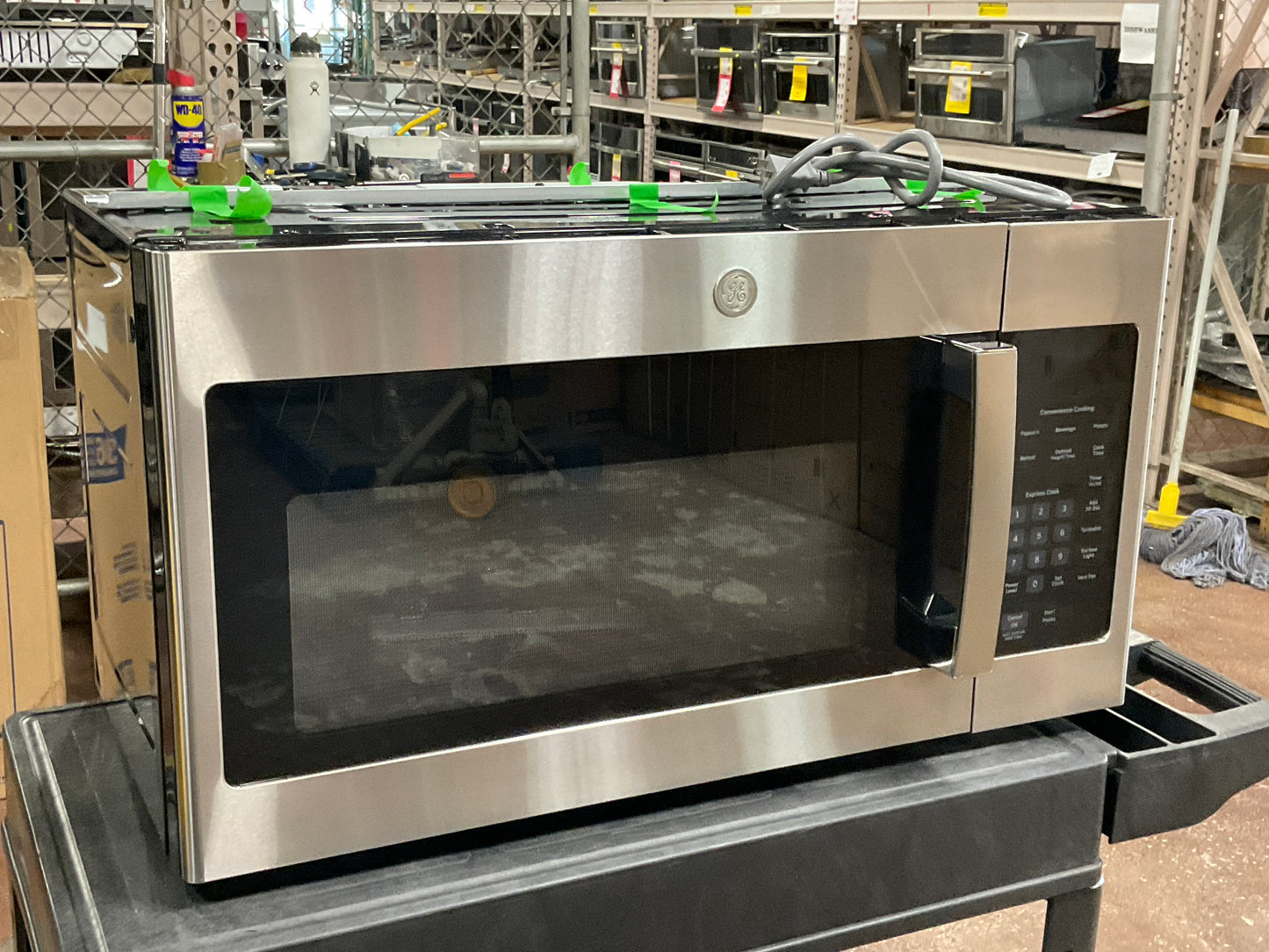 Front view, door closed