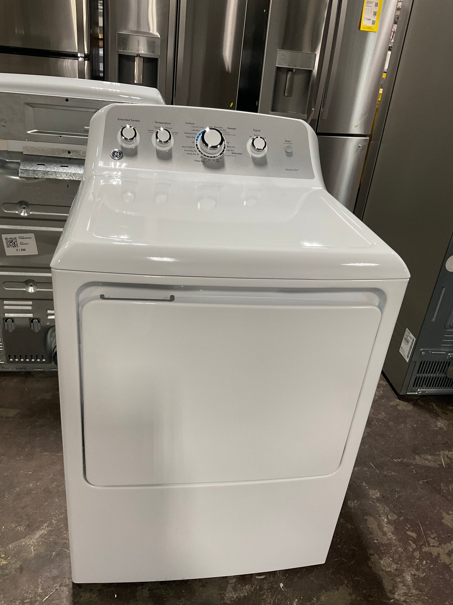 Front view, door closed