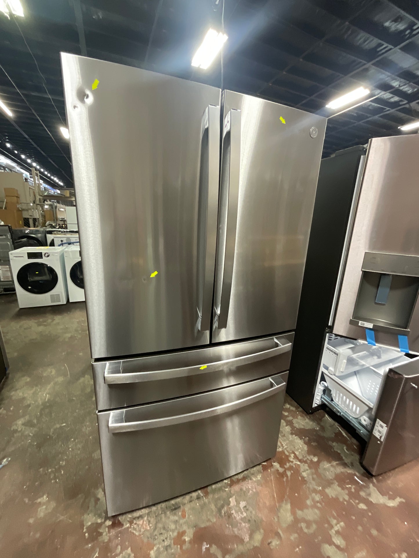 Front view, door closed