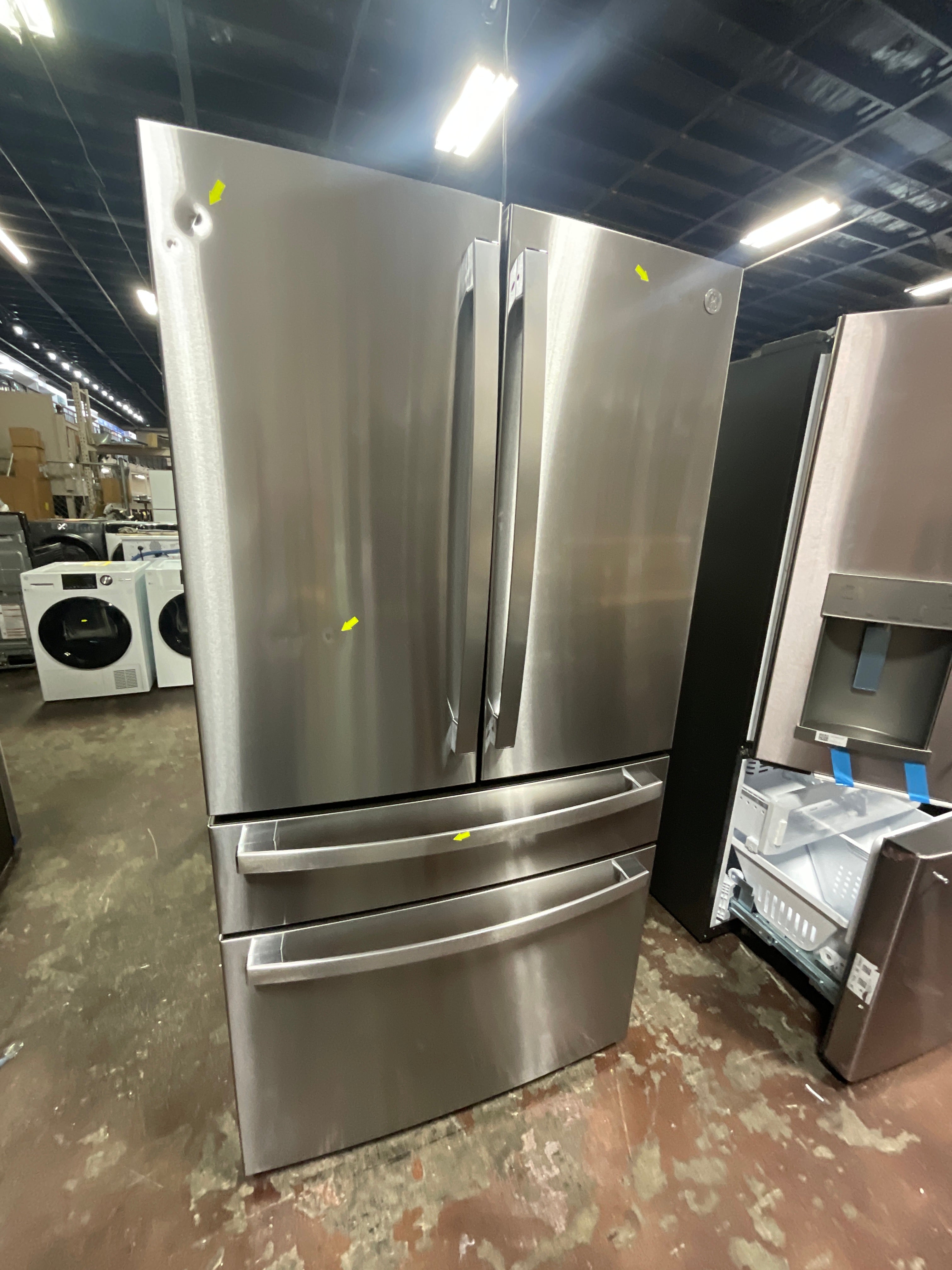 Front view, door closed