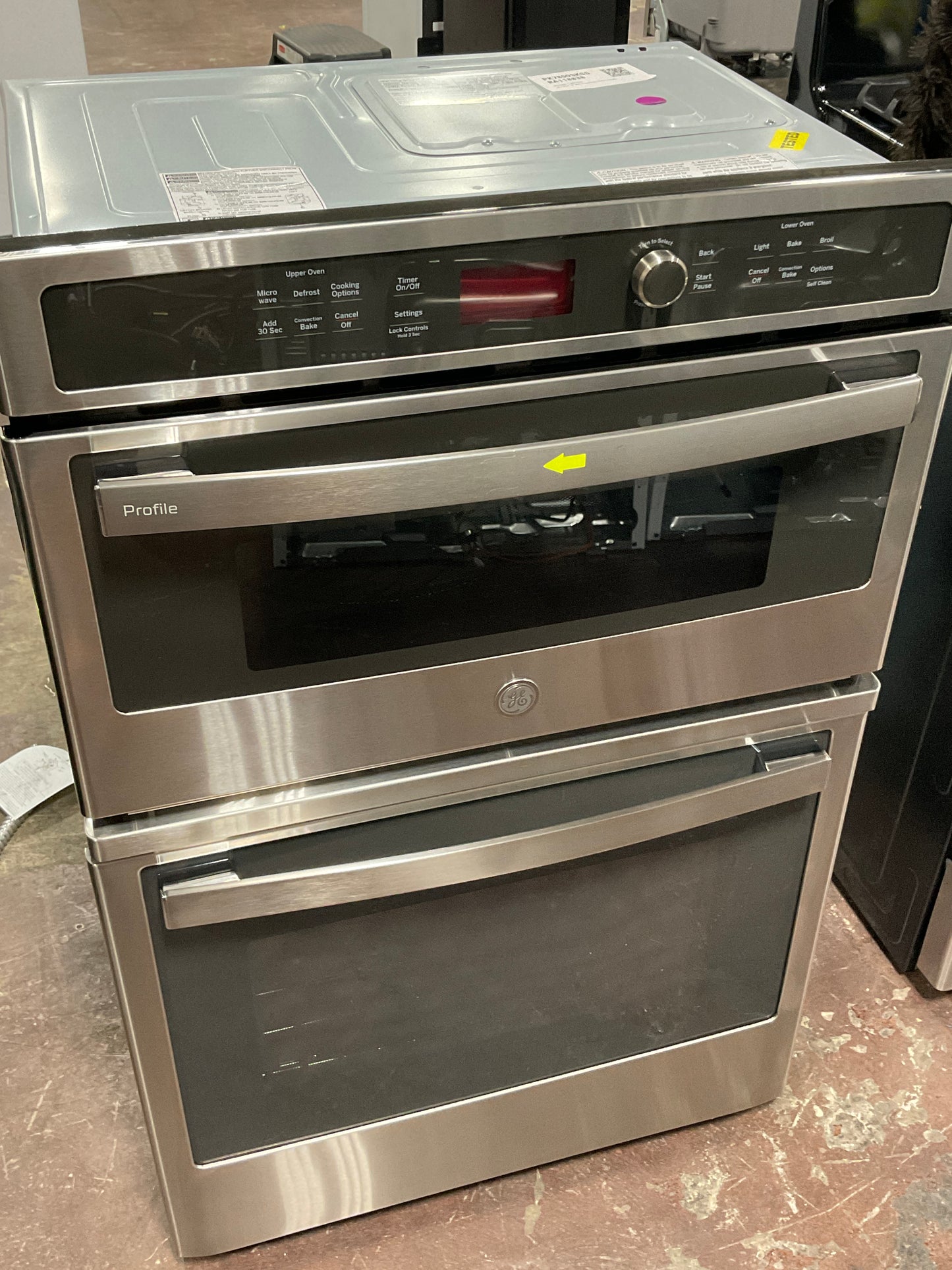 Front view, door closed