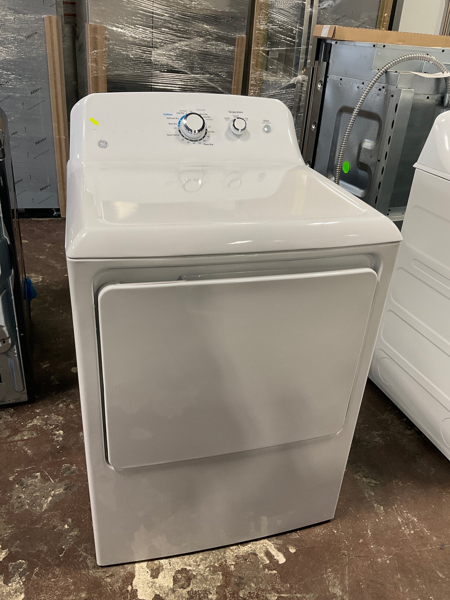 Front view, door closed