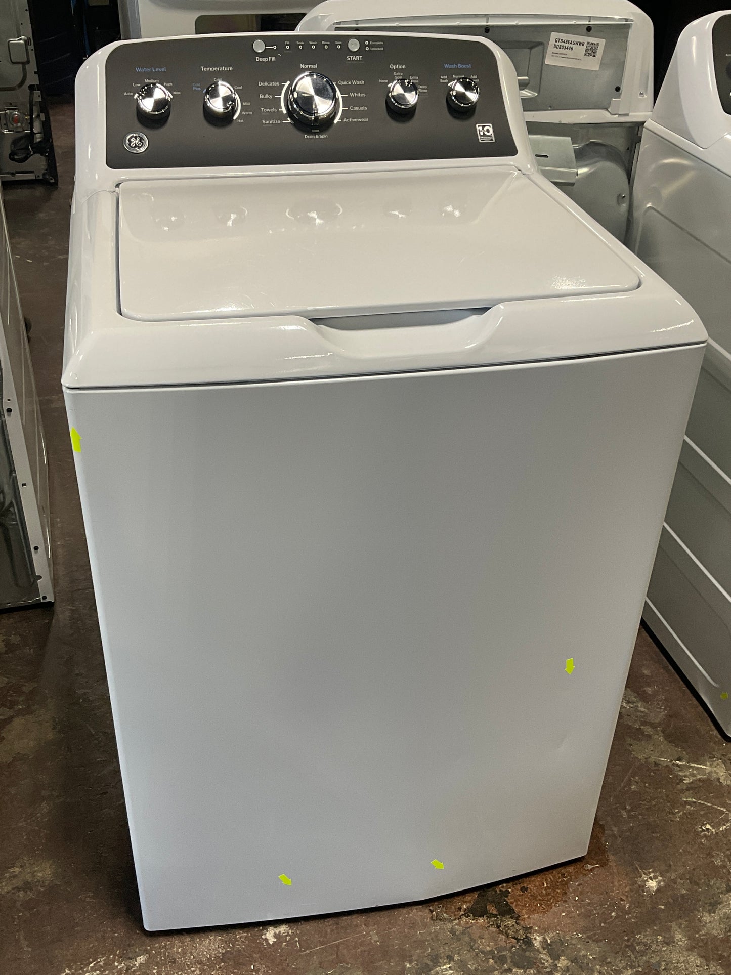 Front view, door closed