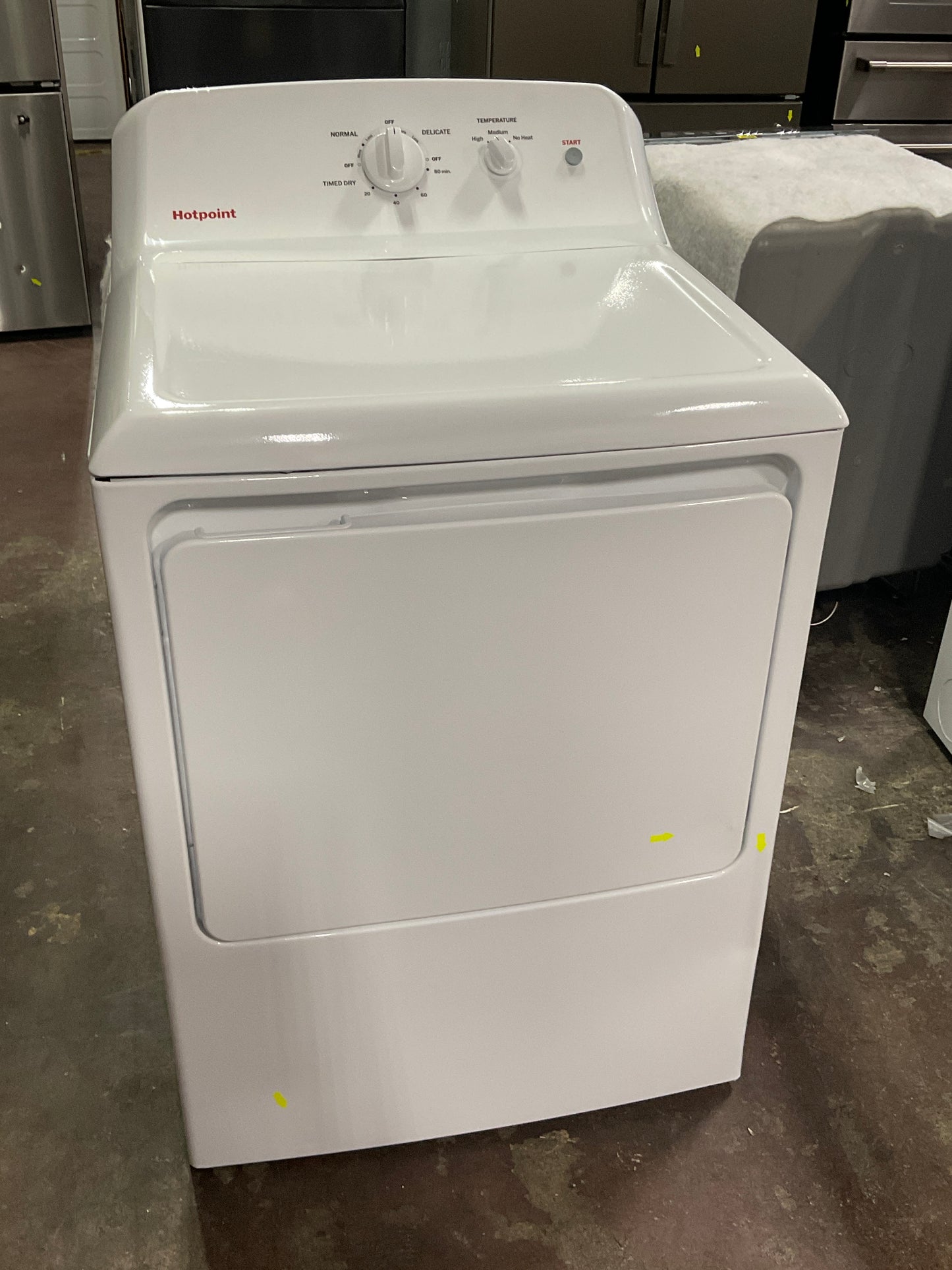 Front view, door closed