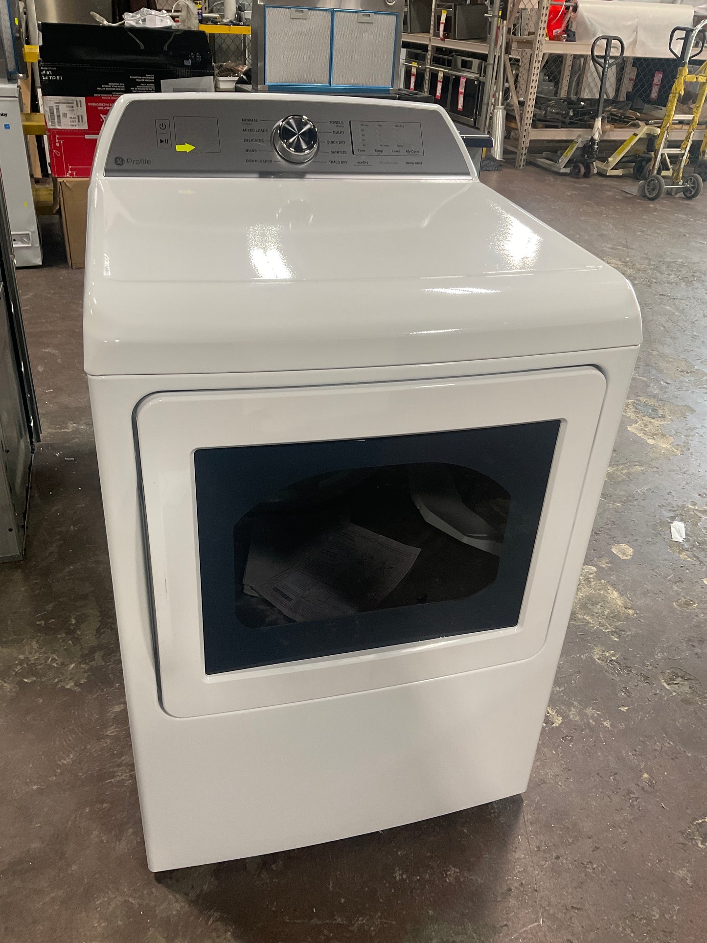 Front view, door closed