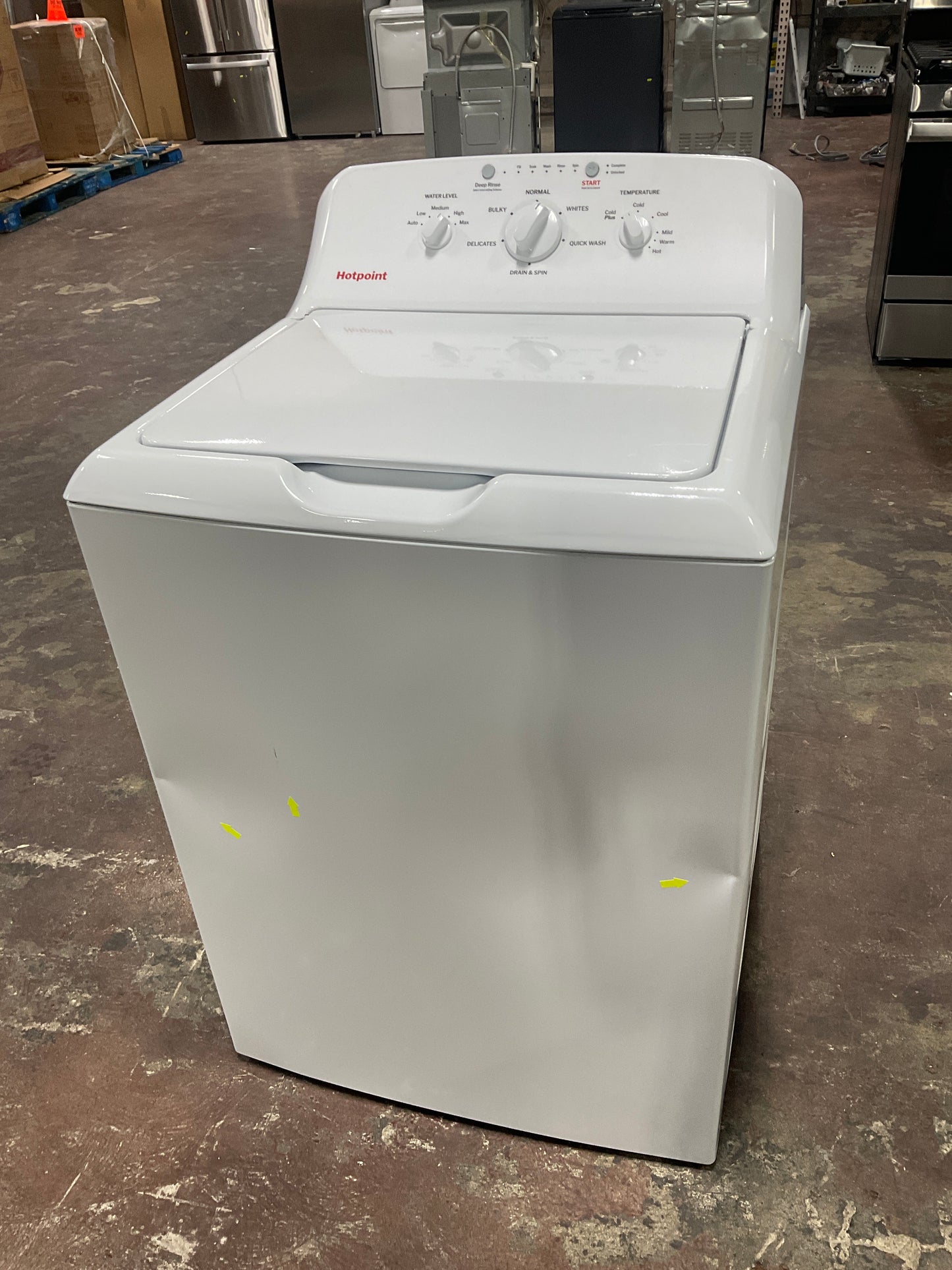 Front view, door closed