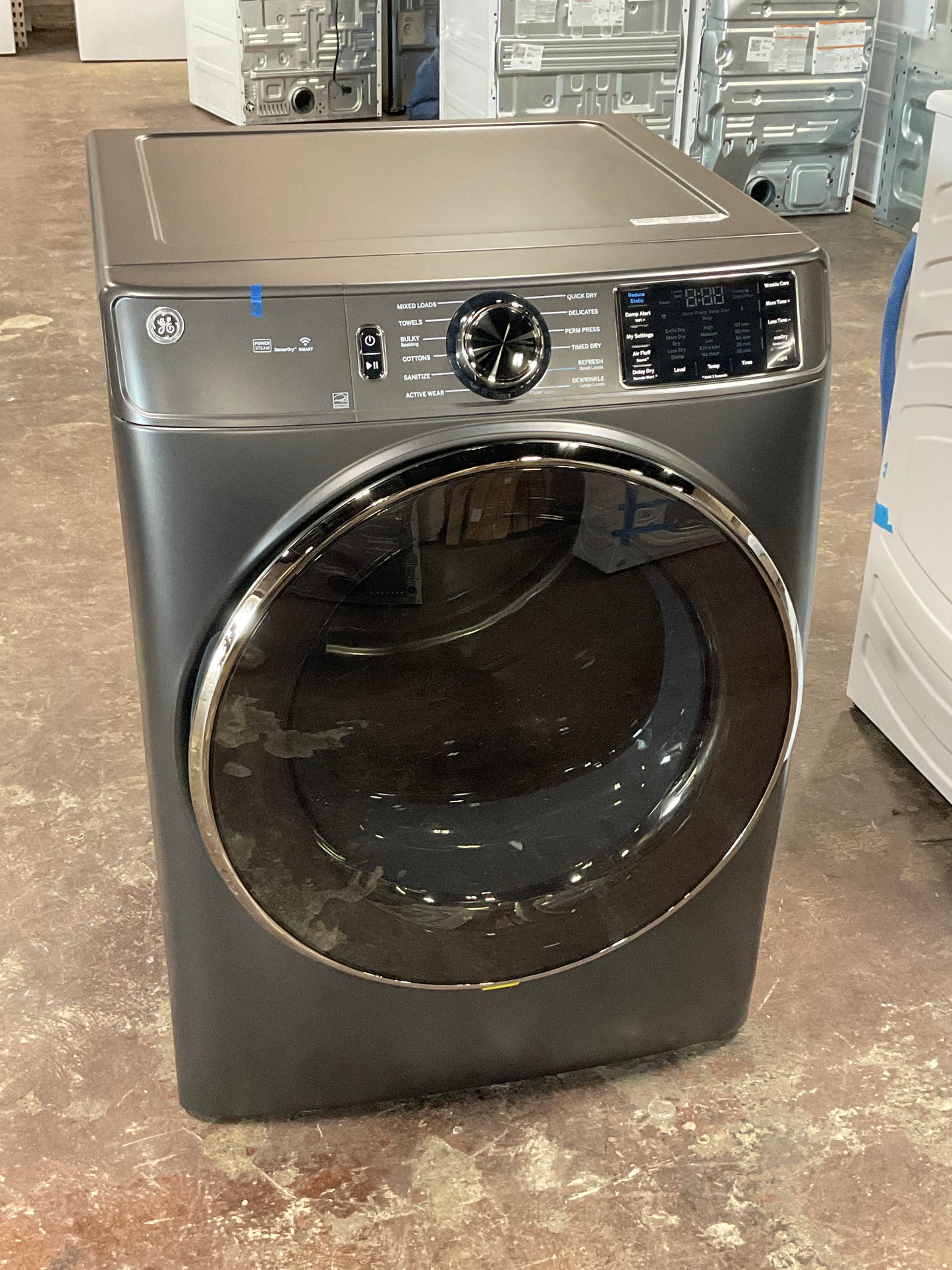 Front view, door closed