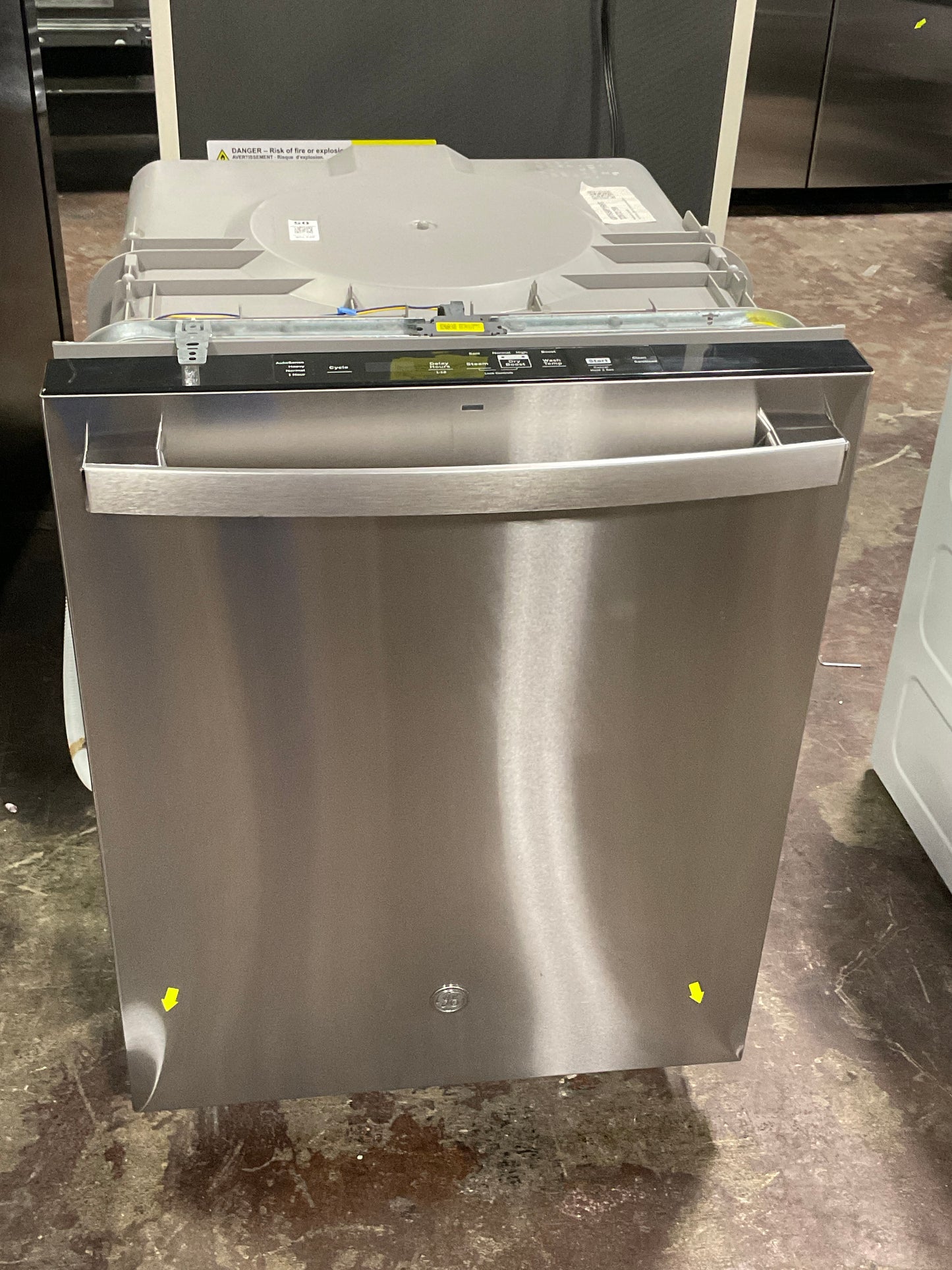 Front view, doors closed