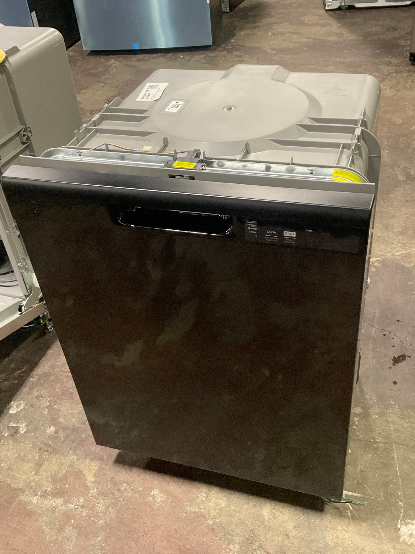 Front view, doors closed