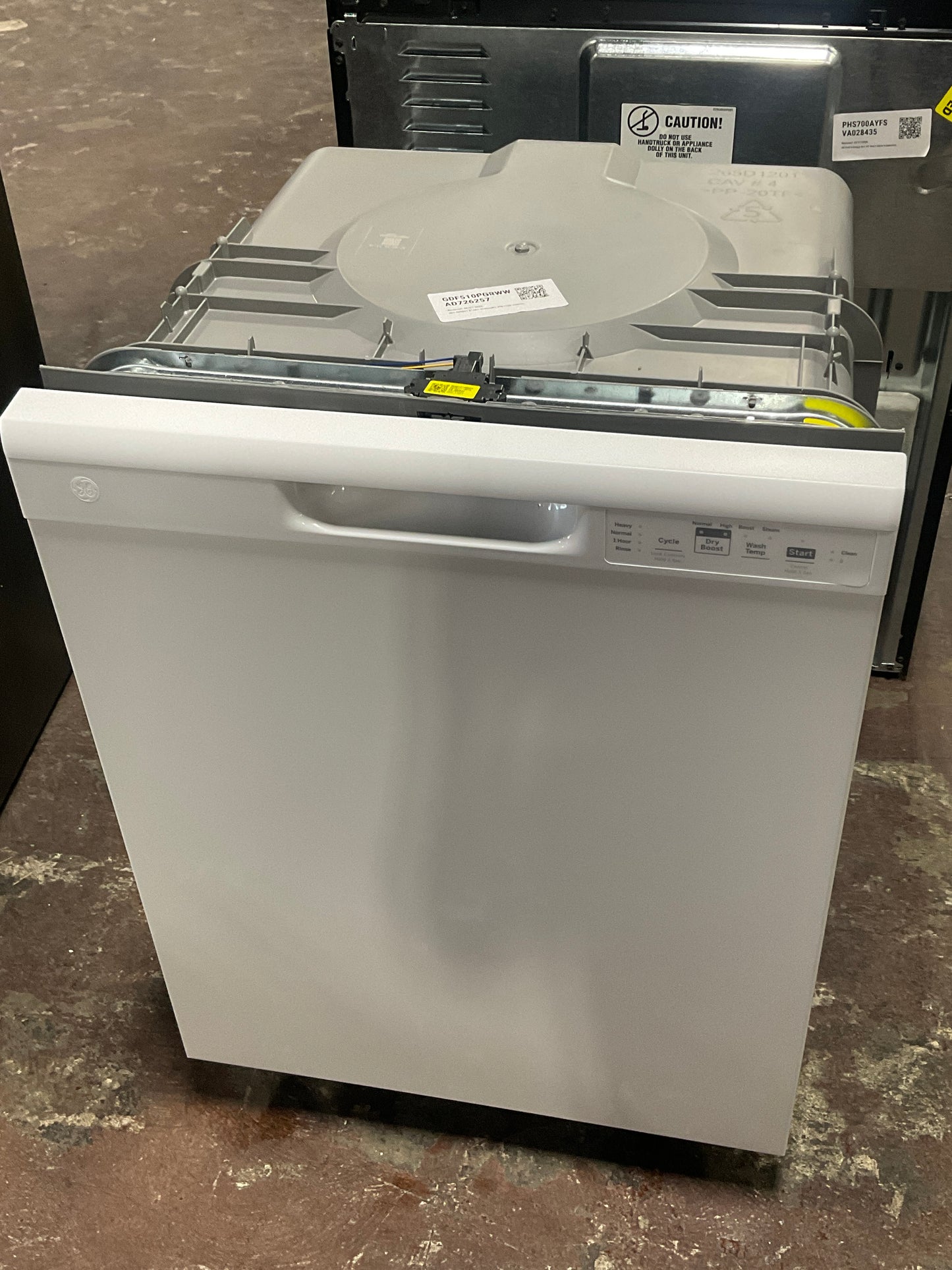 Front view, doors closed