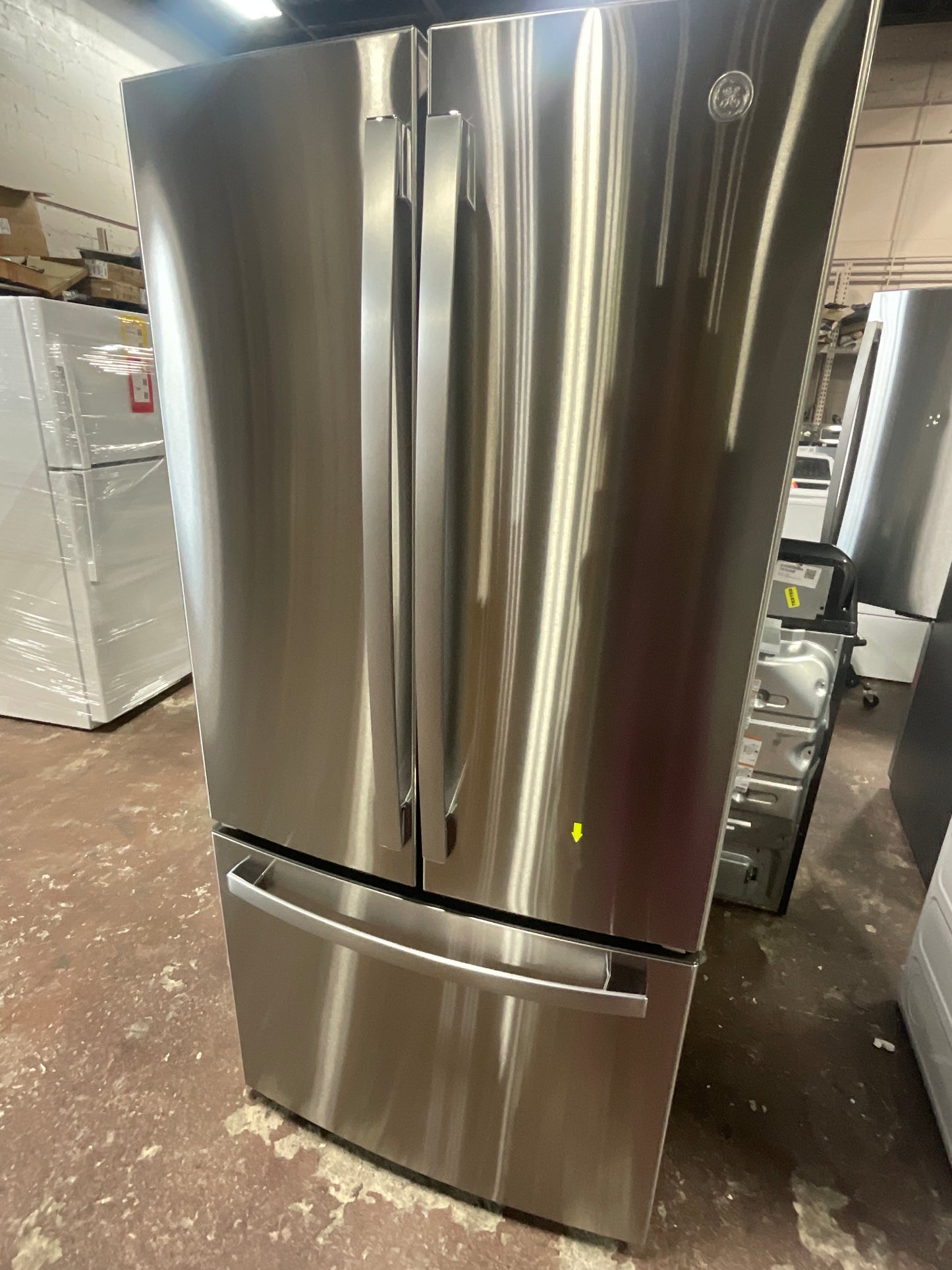 Front view, door closed