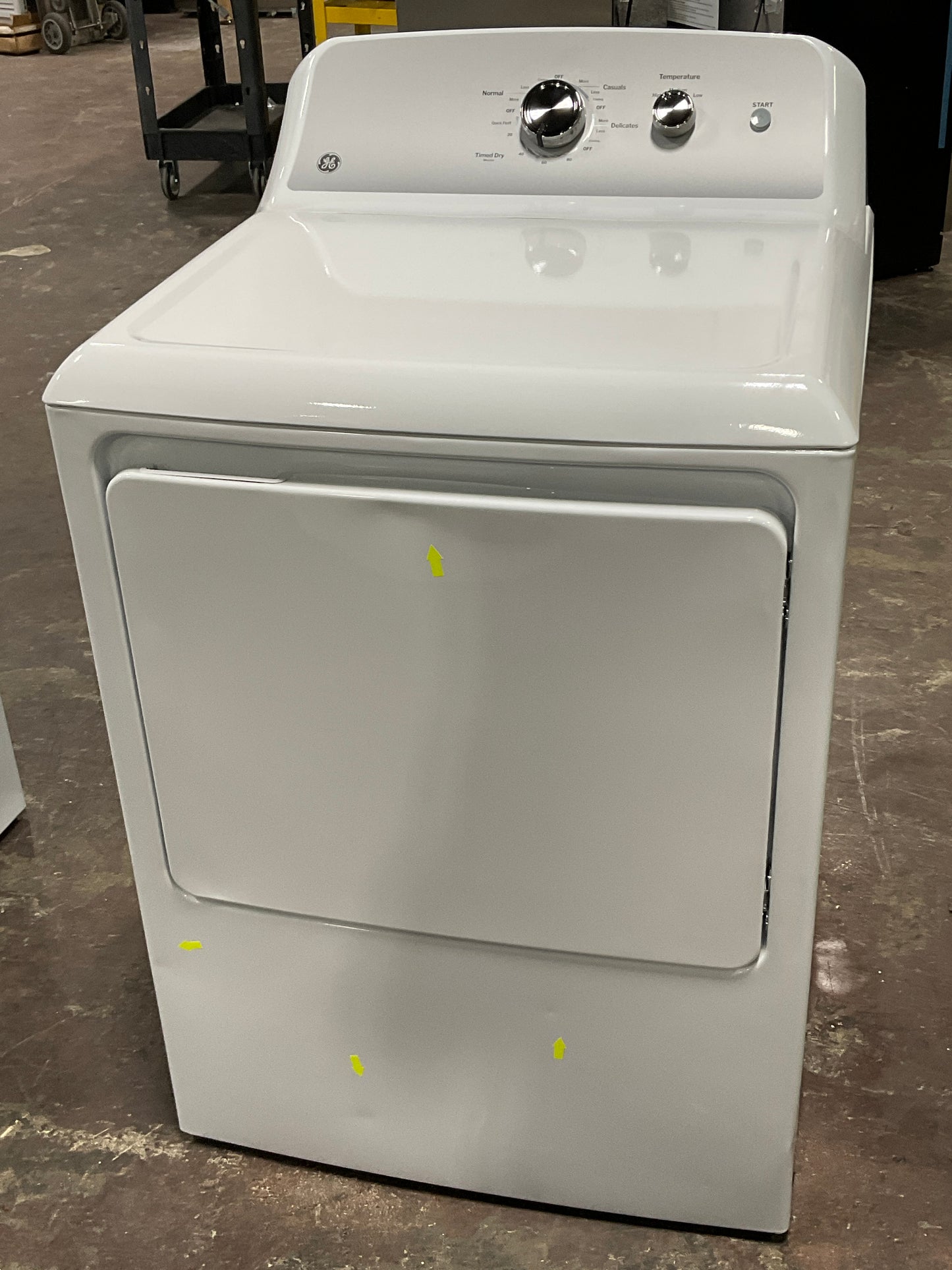 Front view, door closed