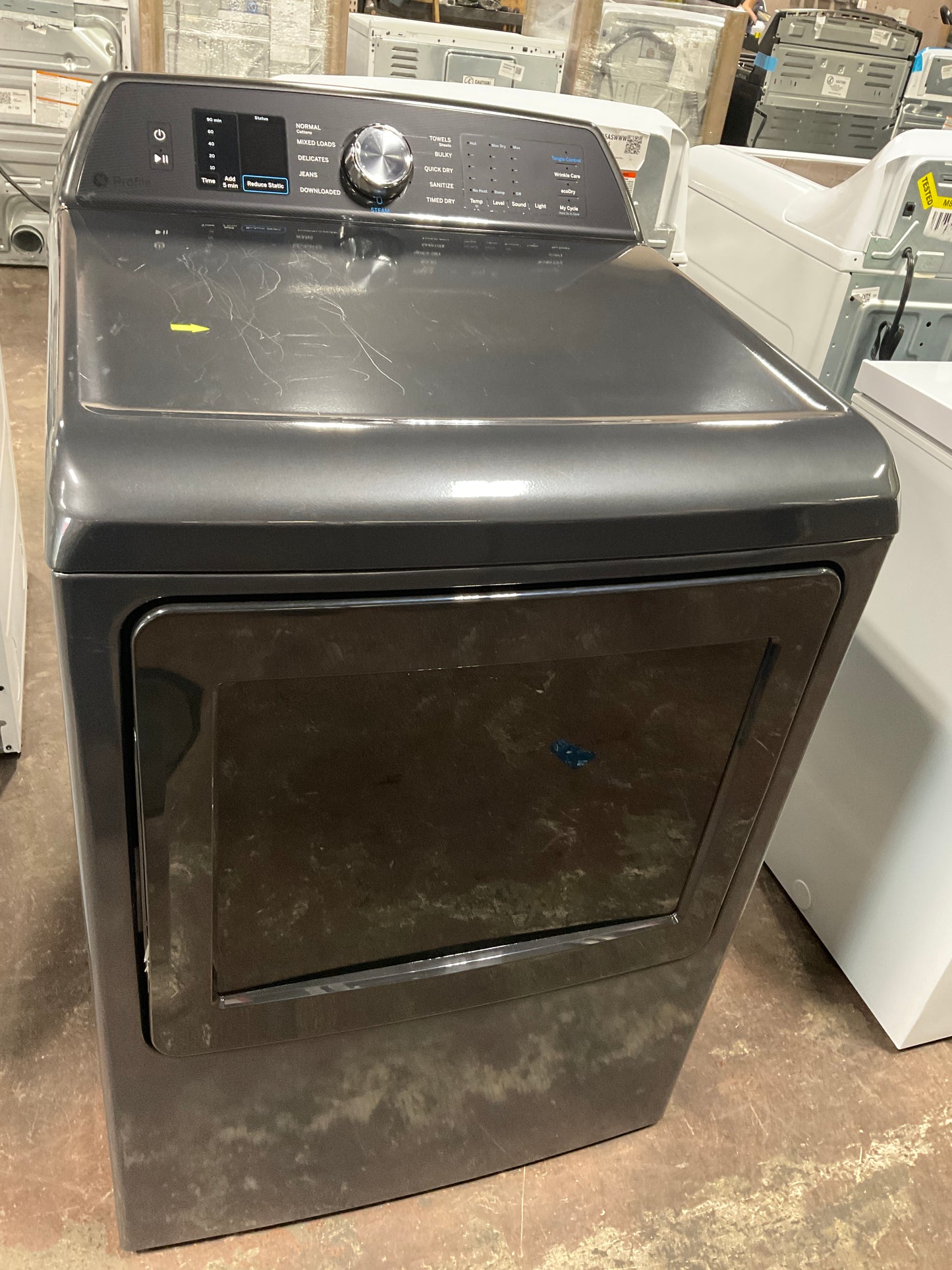 Front view, door closed