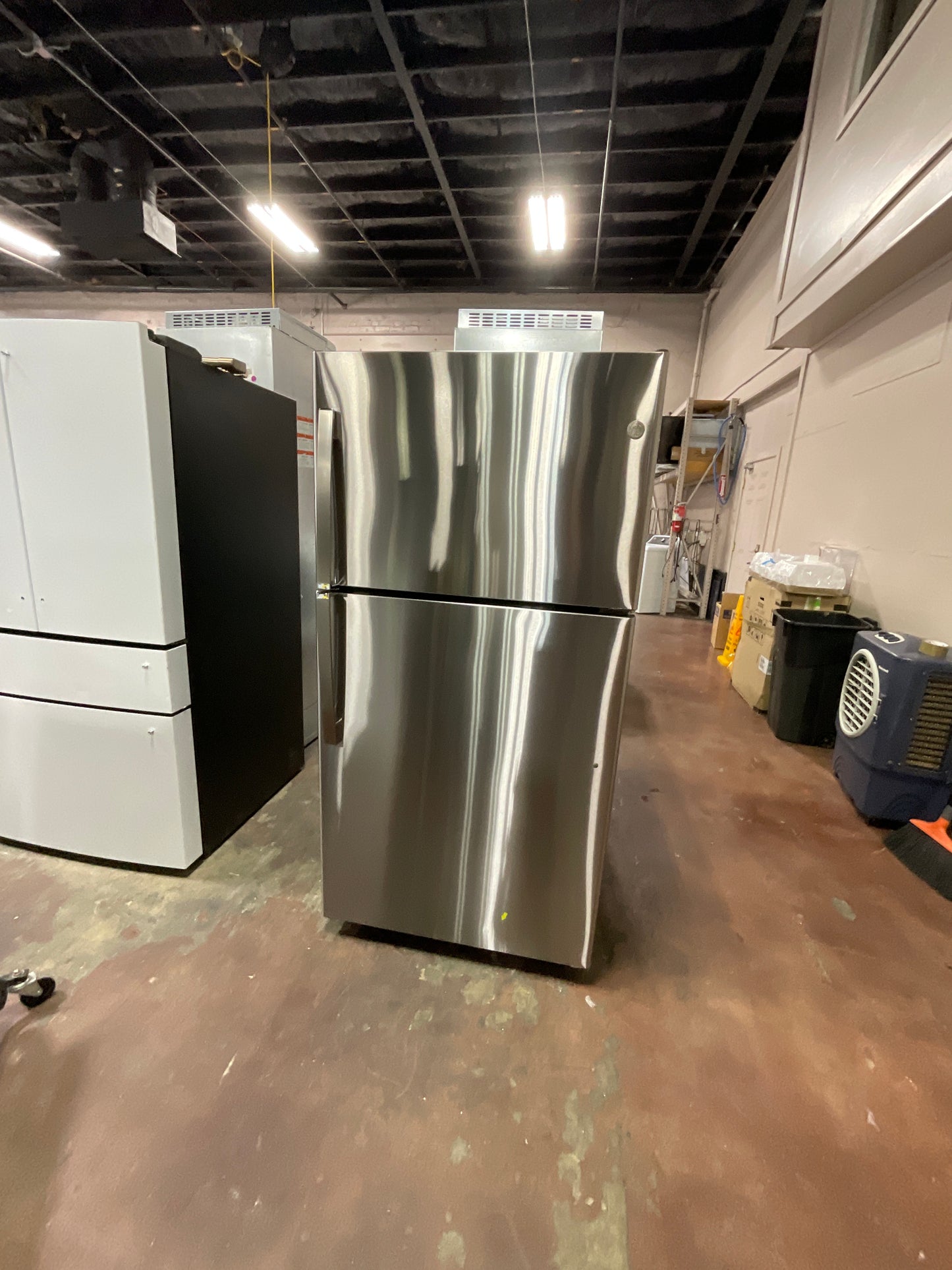 Front view, door closed