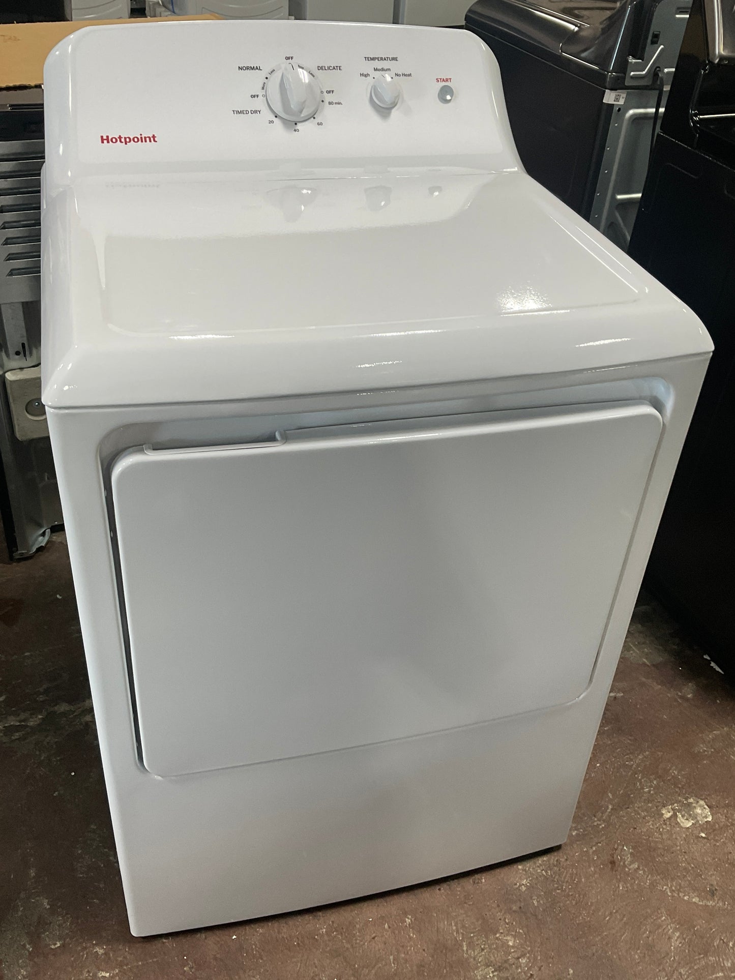 Front view, door closed