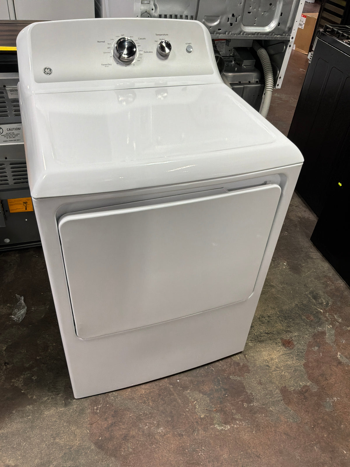 Front view, door closed