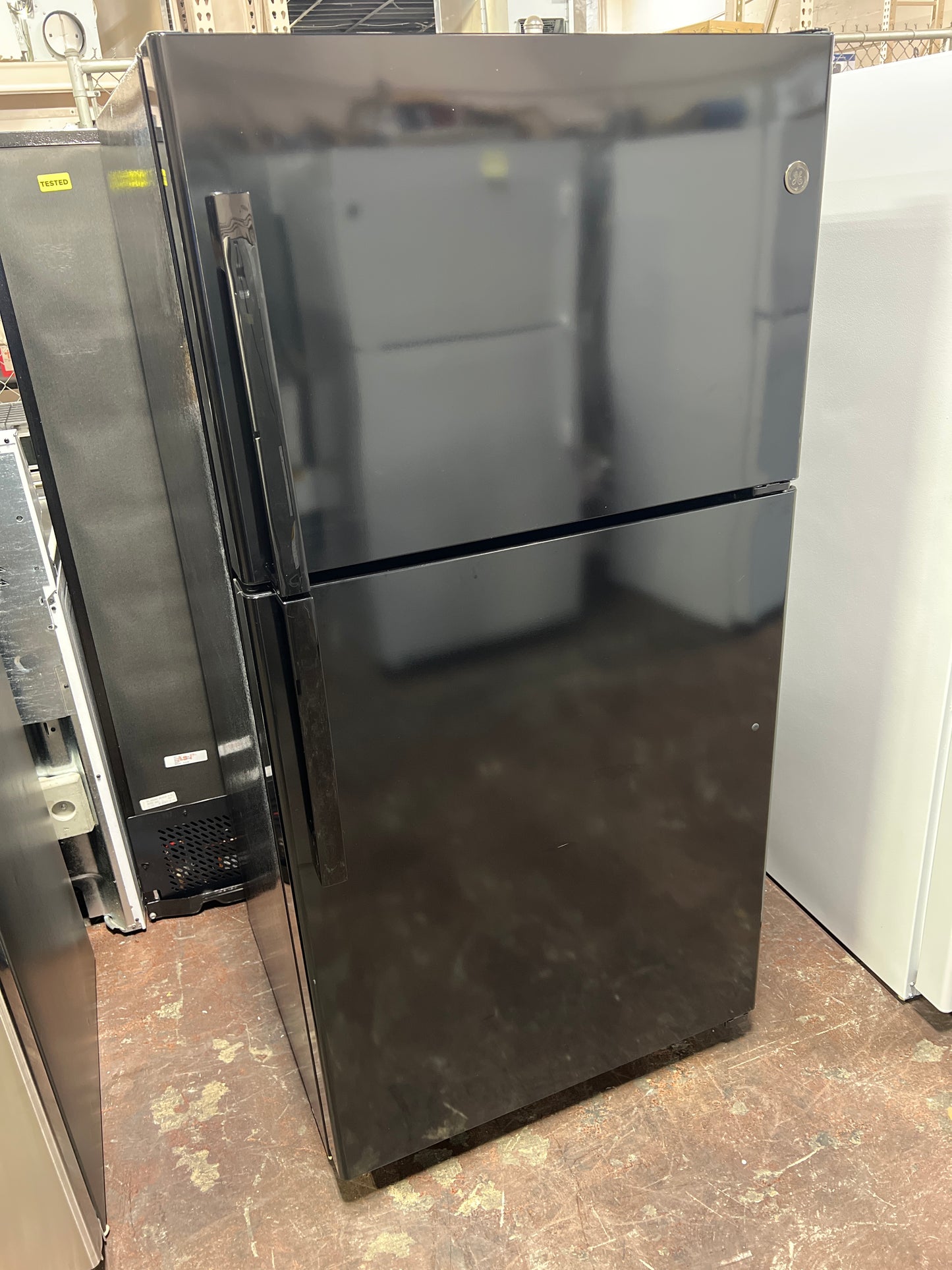 Front view, door closed