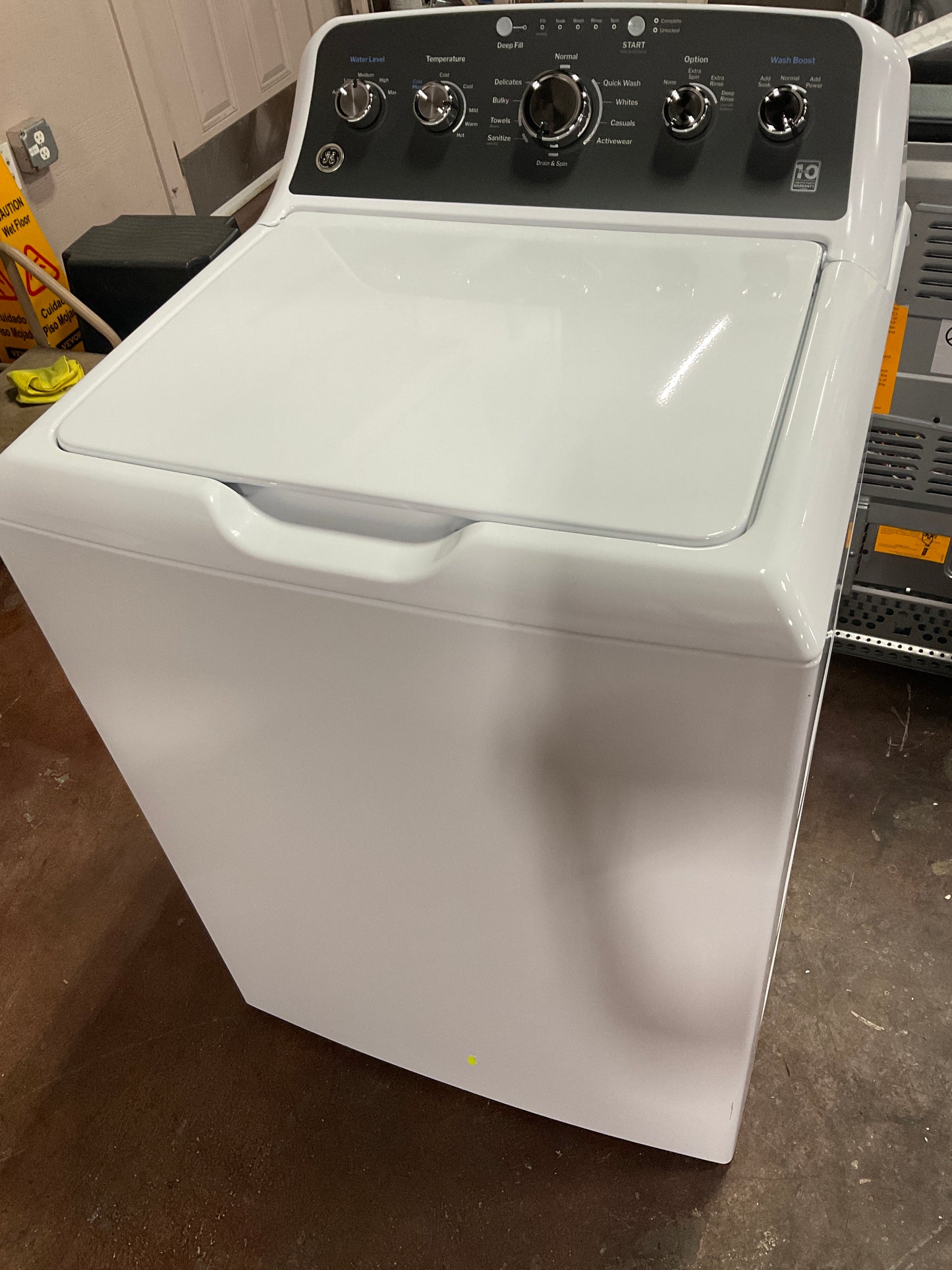 Front view, door closed