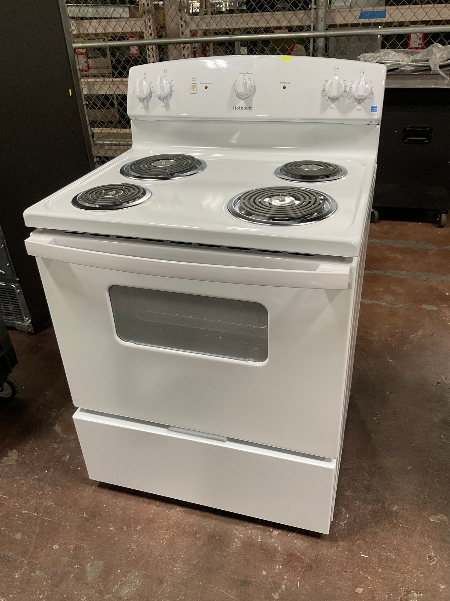 Front view, oven-door closed