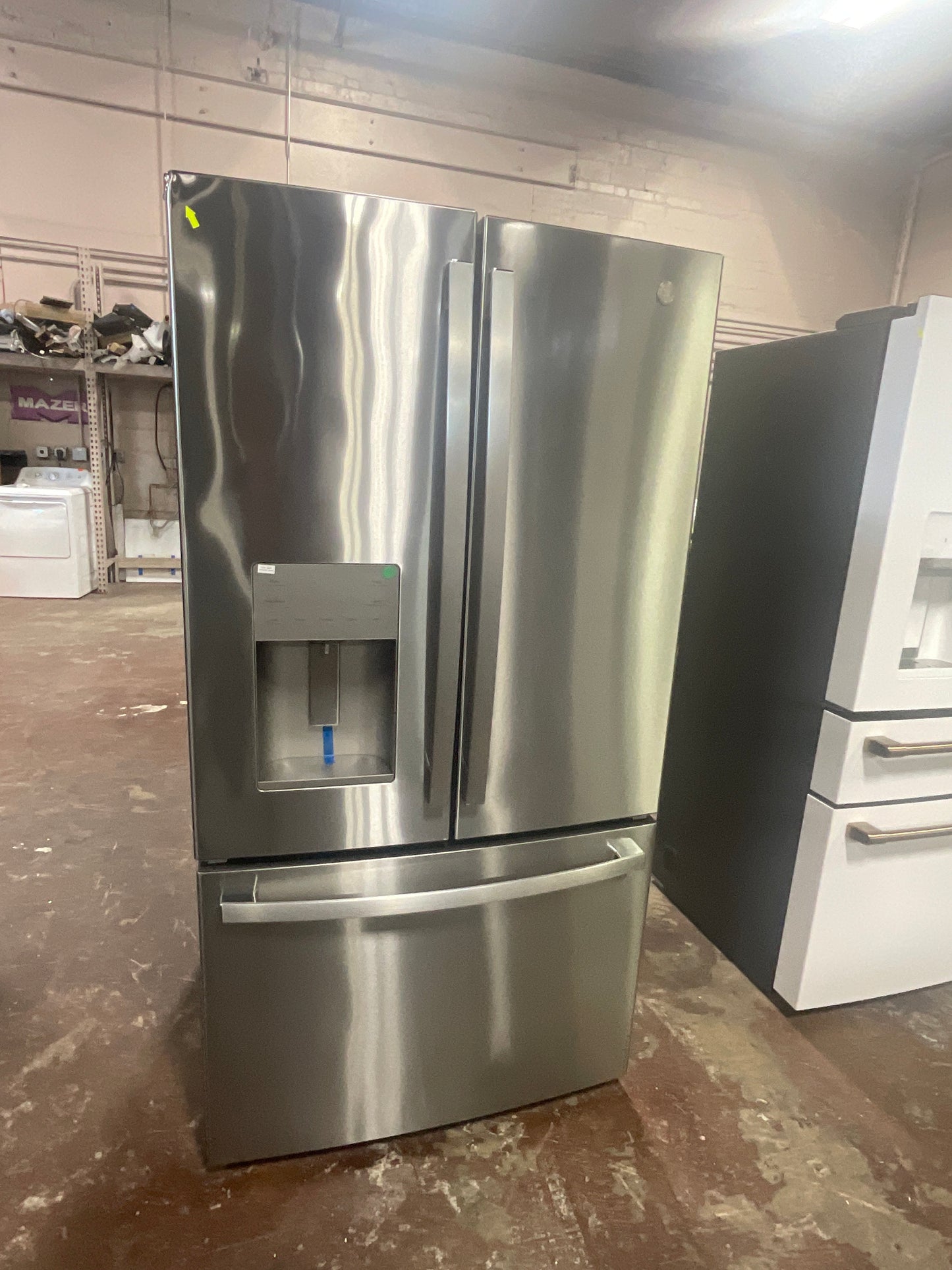 Front view, door closed