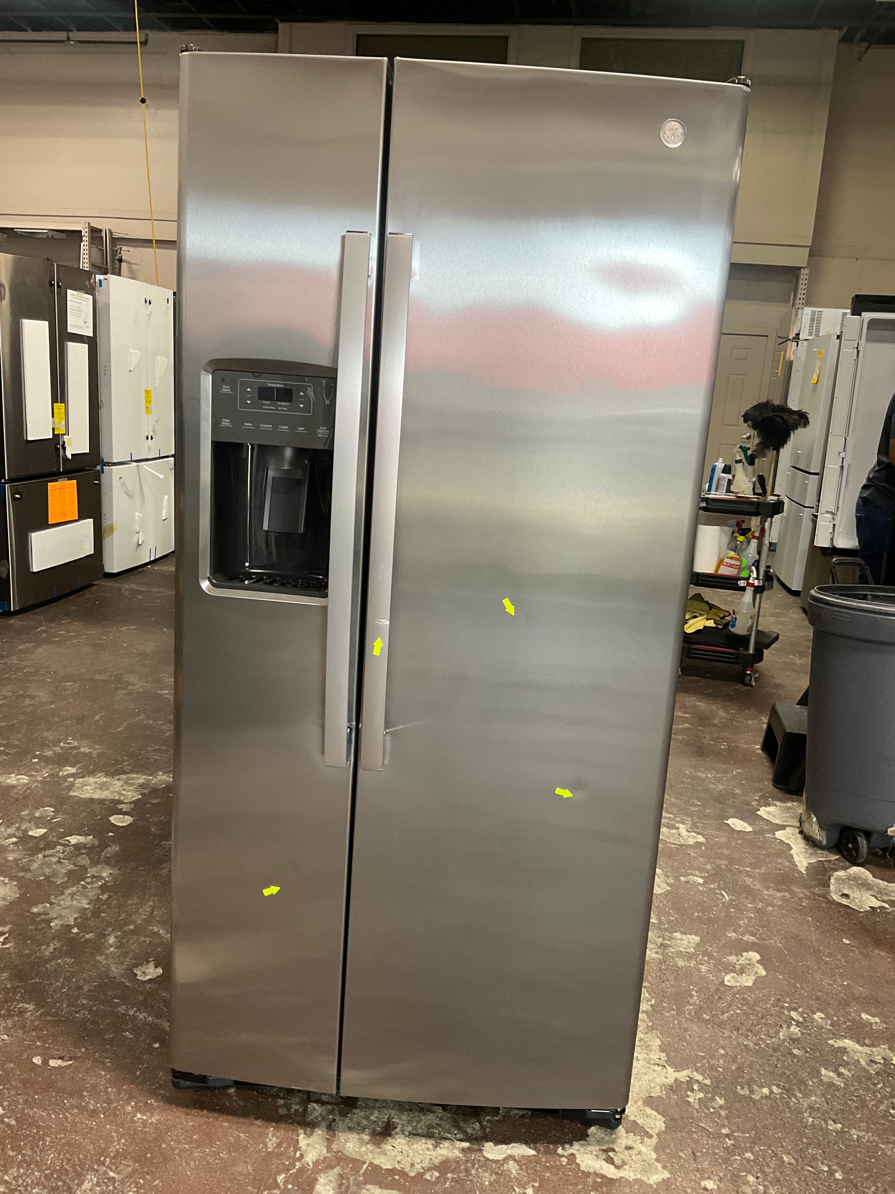 Front view, door closed