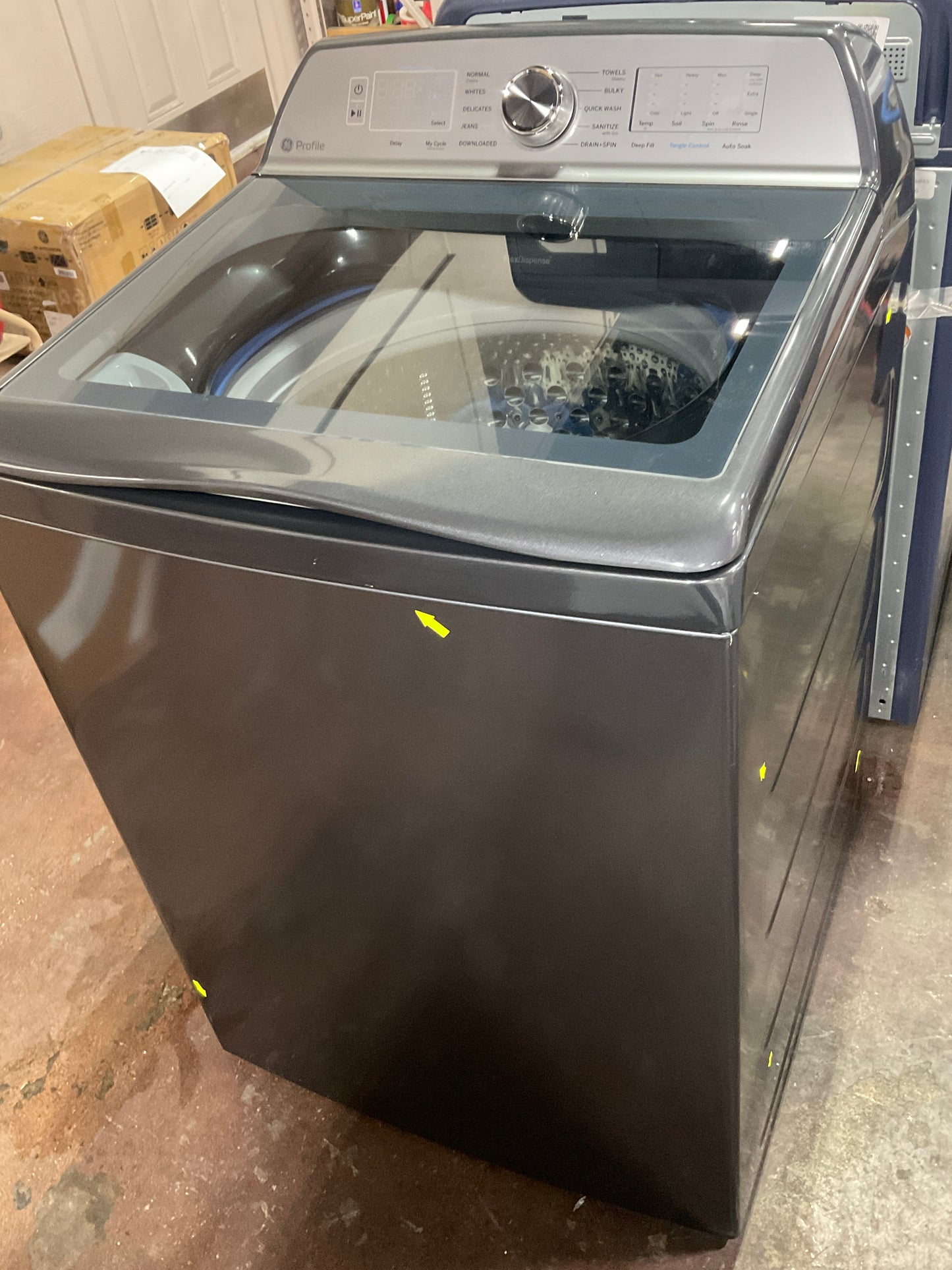 Front view, door closed