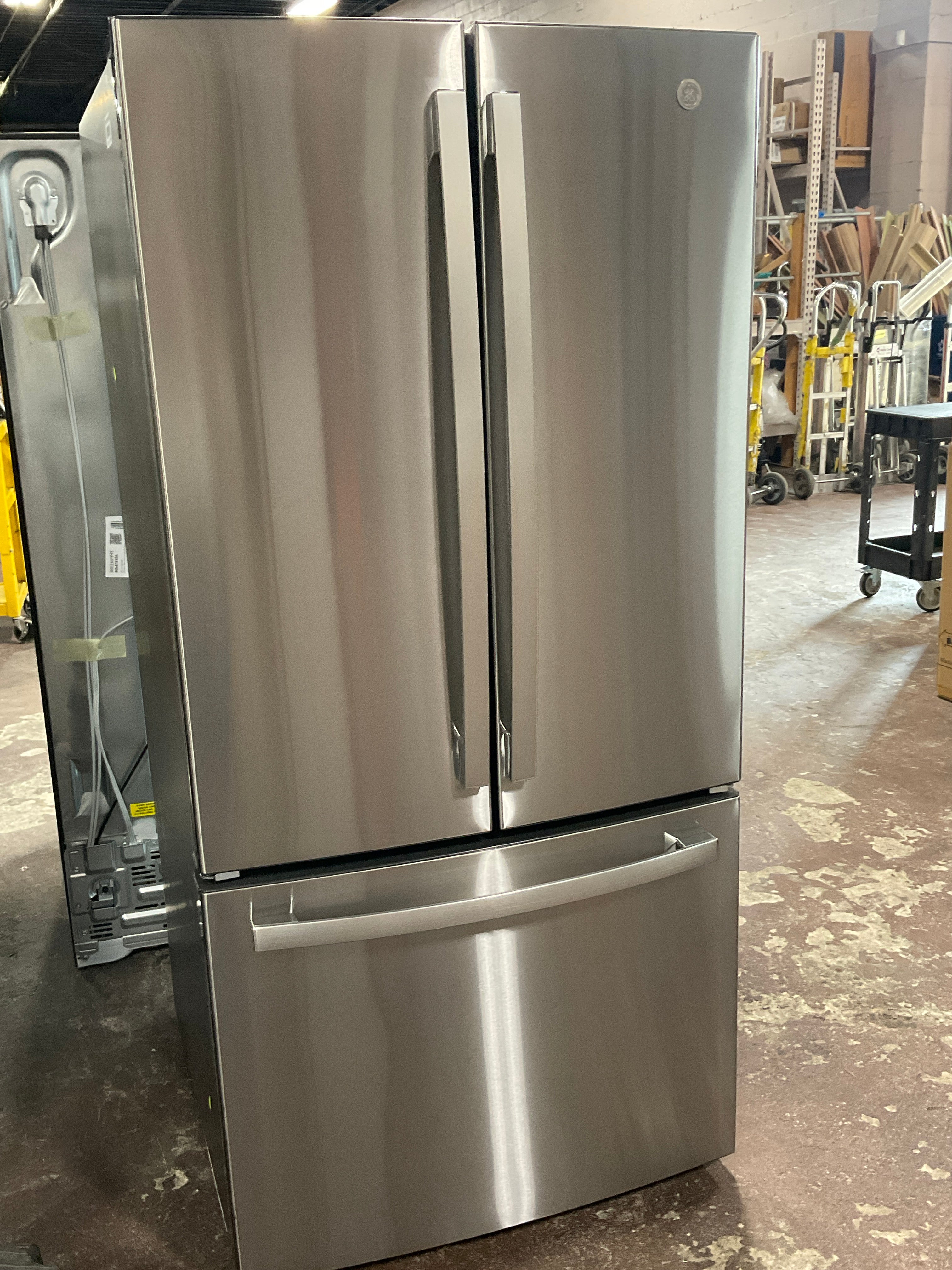 Front view, door closed