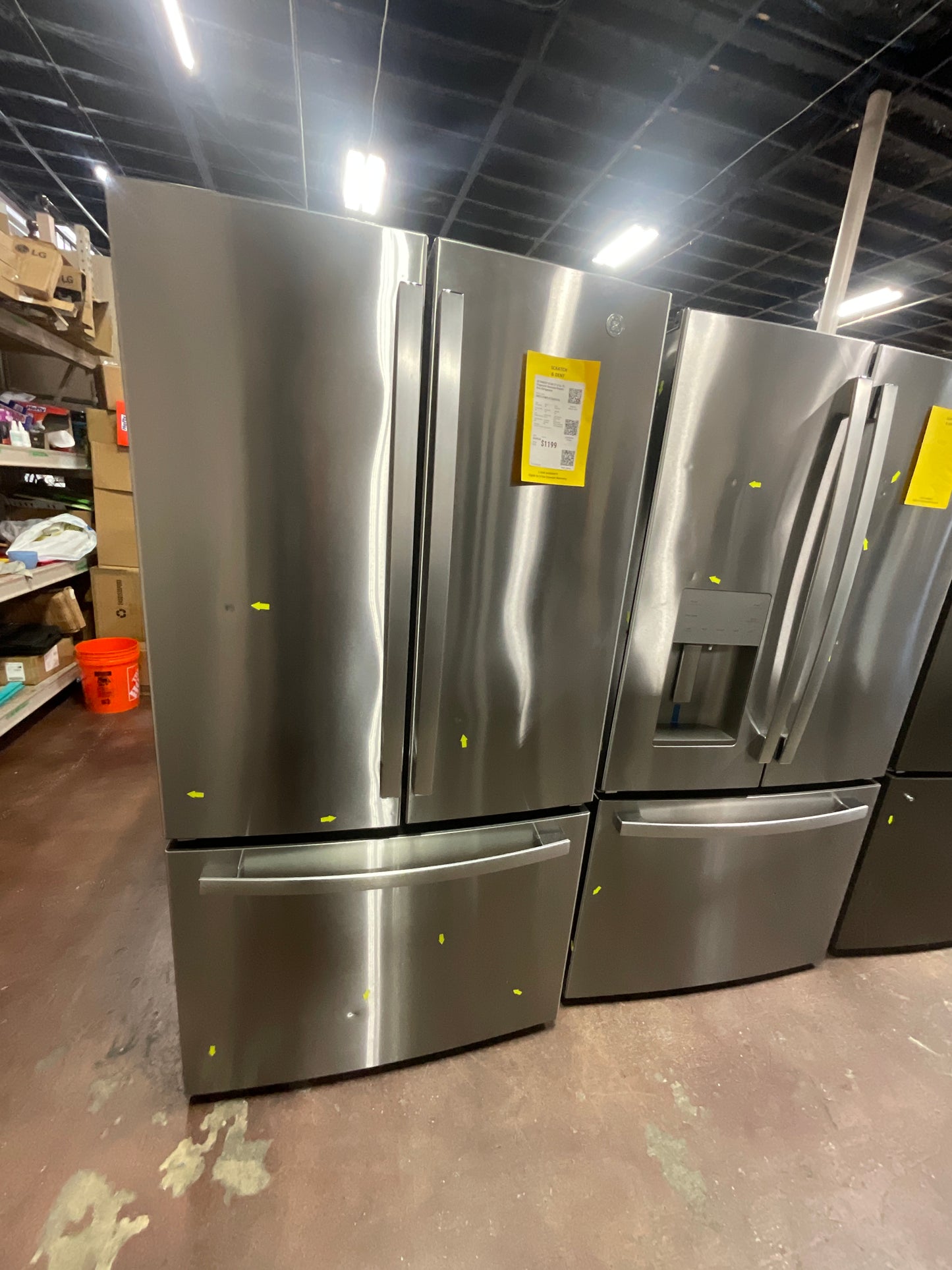 Front view, door closed