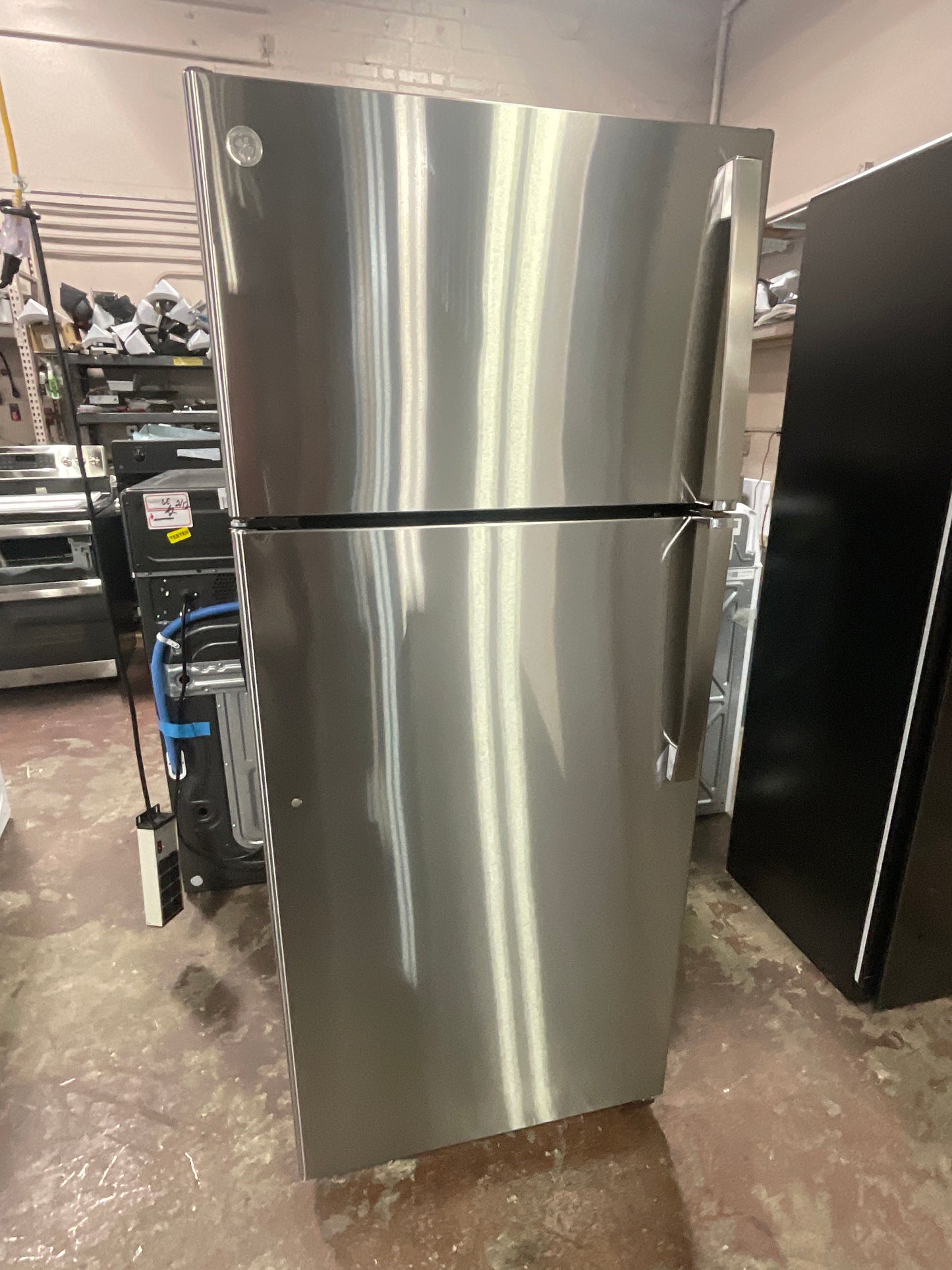 Front view, door closed