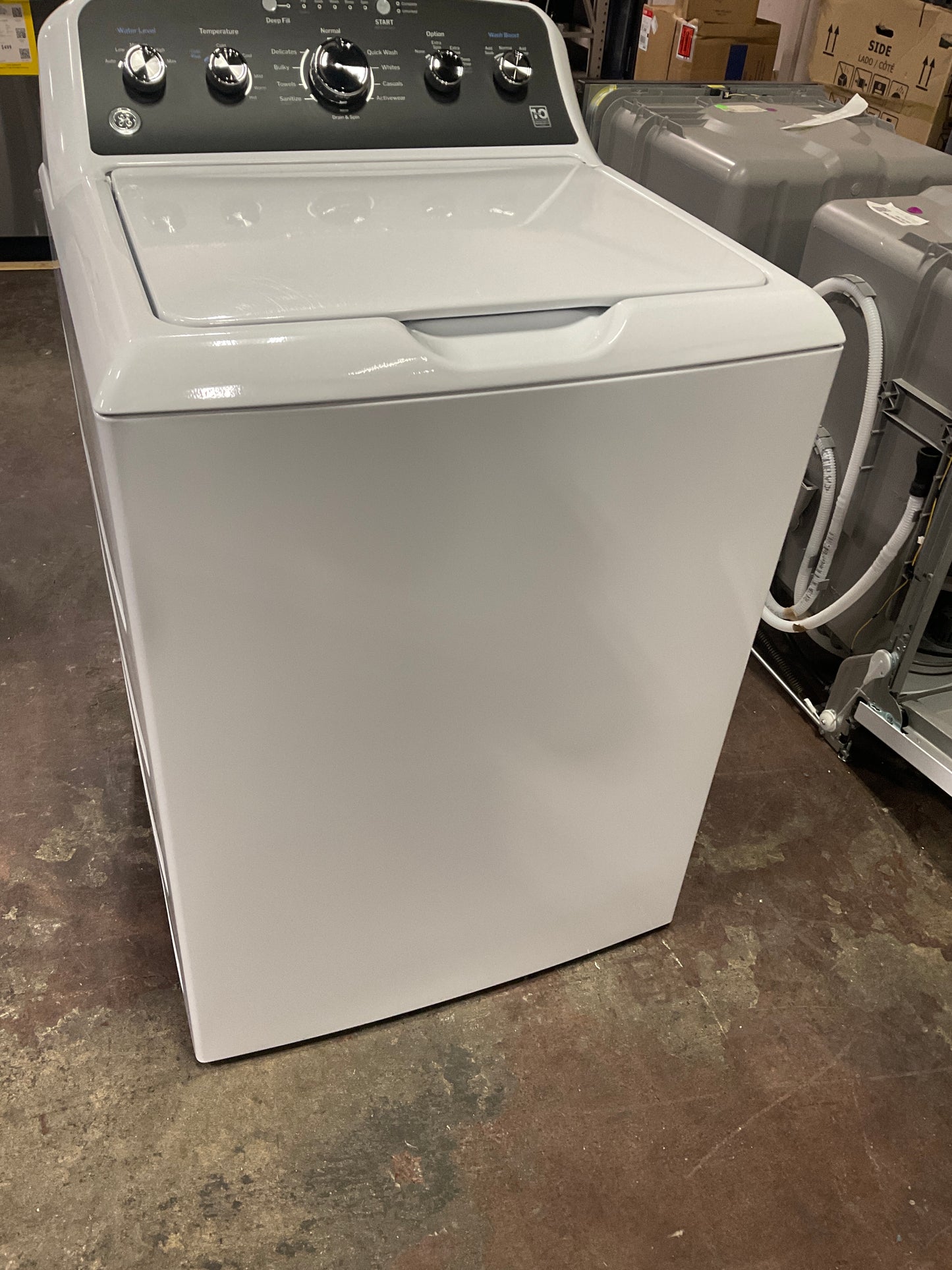 Front view, door closed