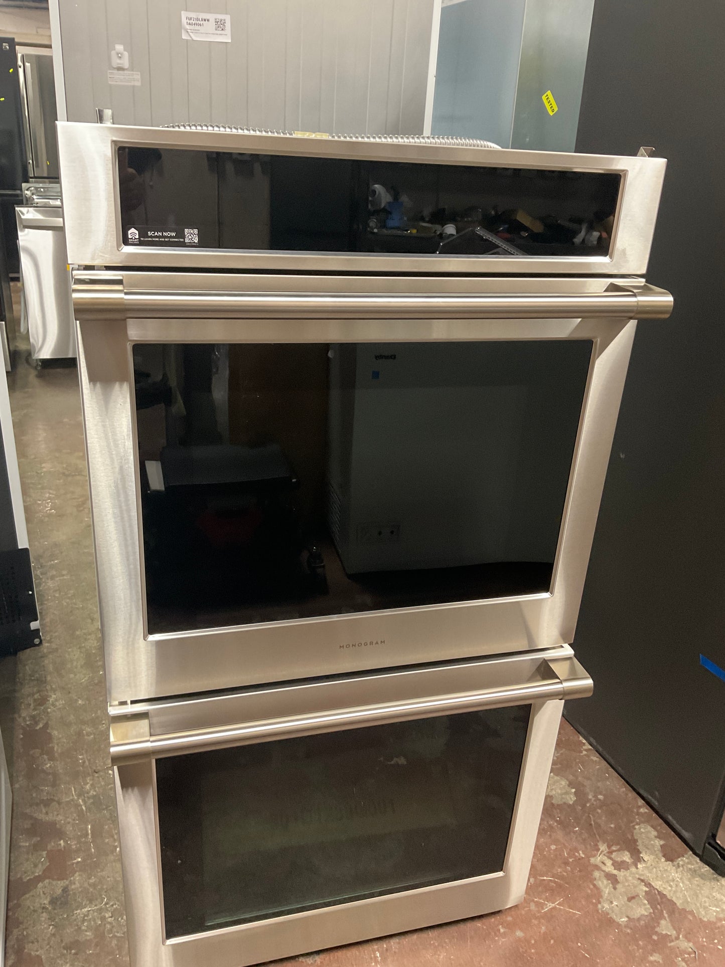 Front view, door closed