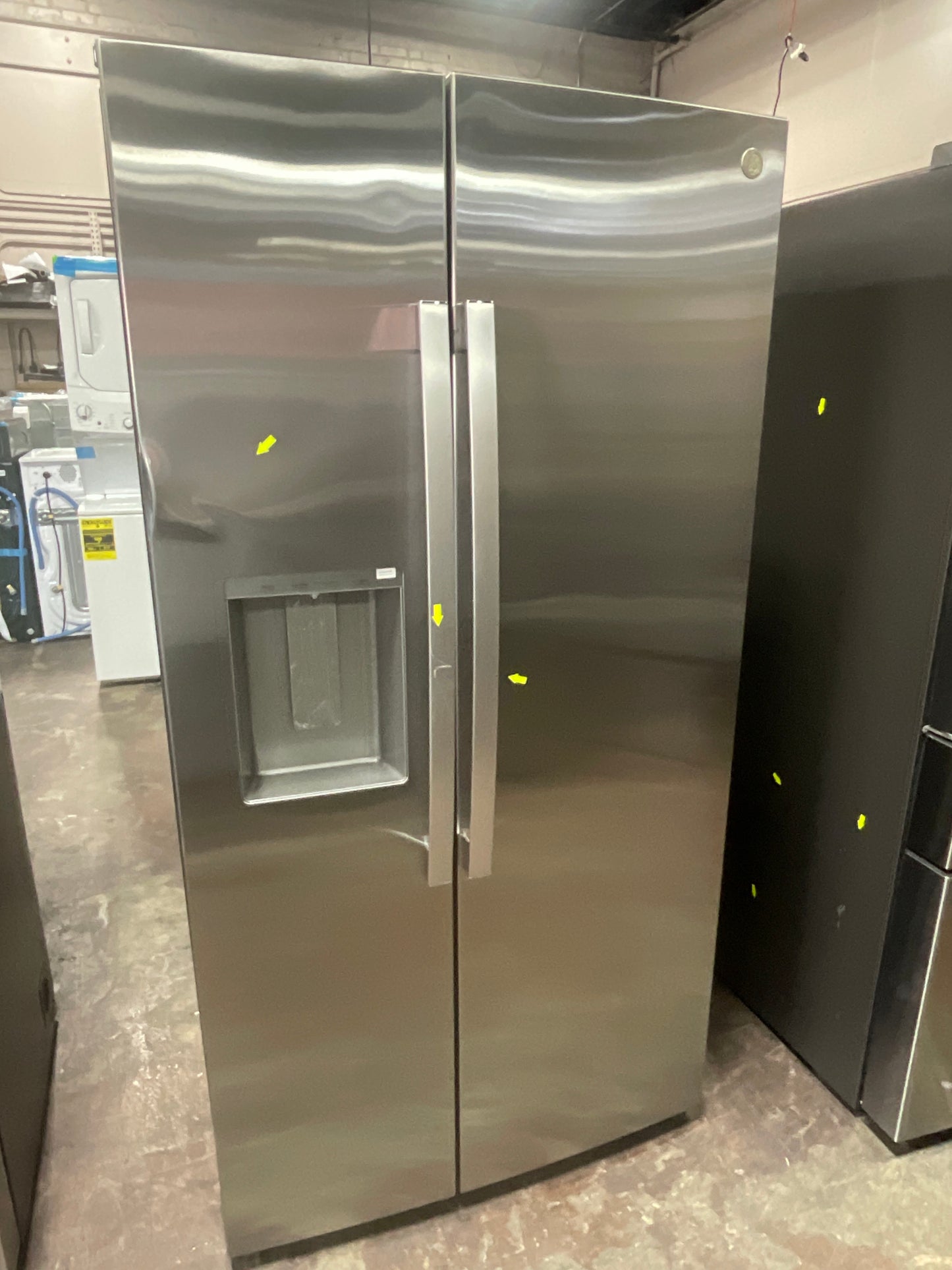 Front view, door closed