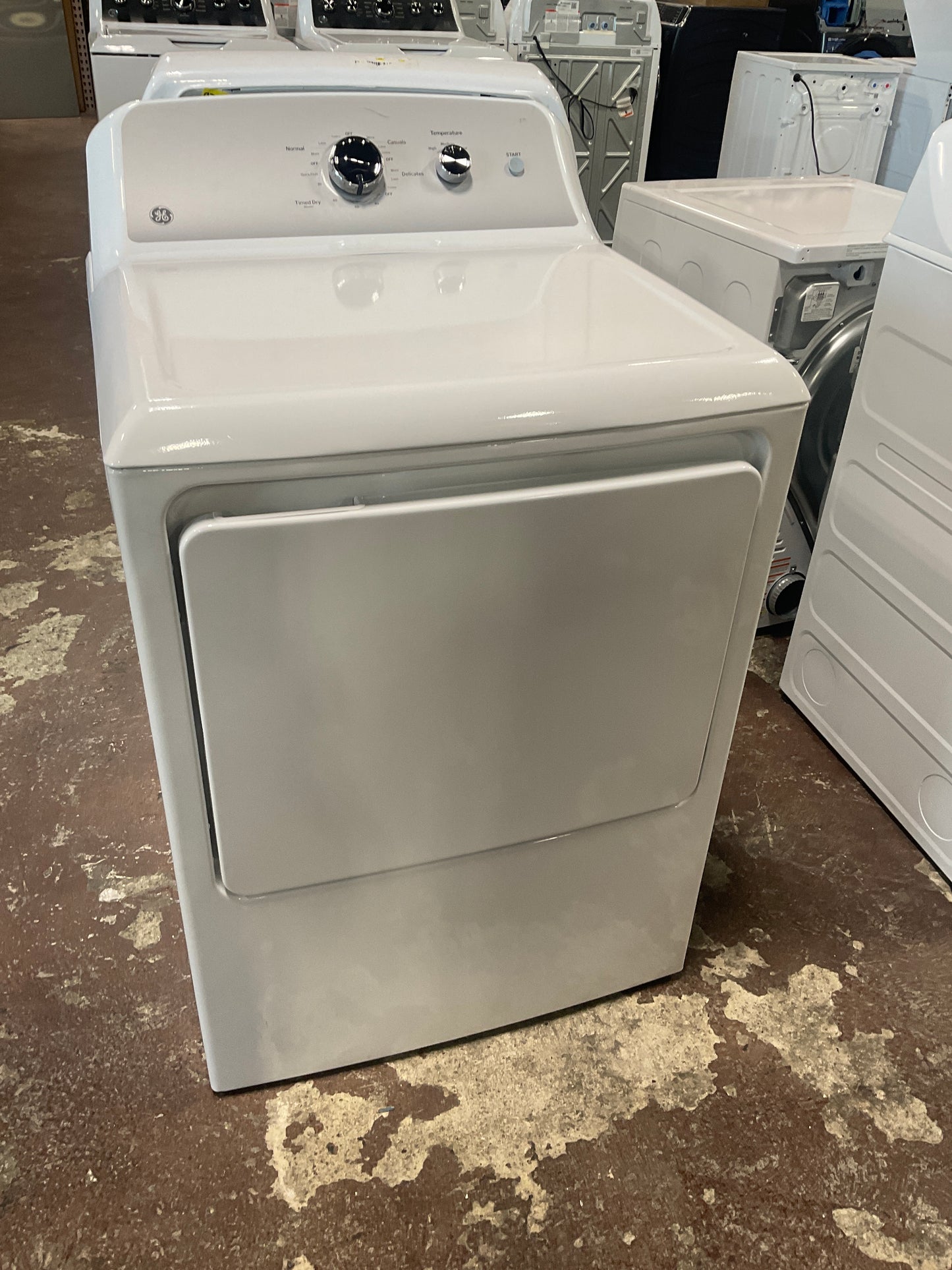 Front view, door closed