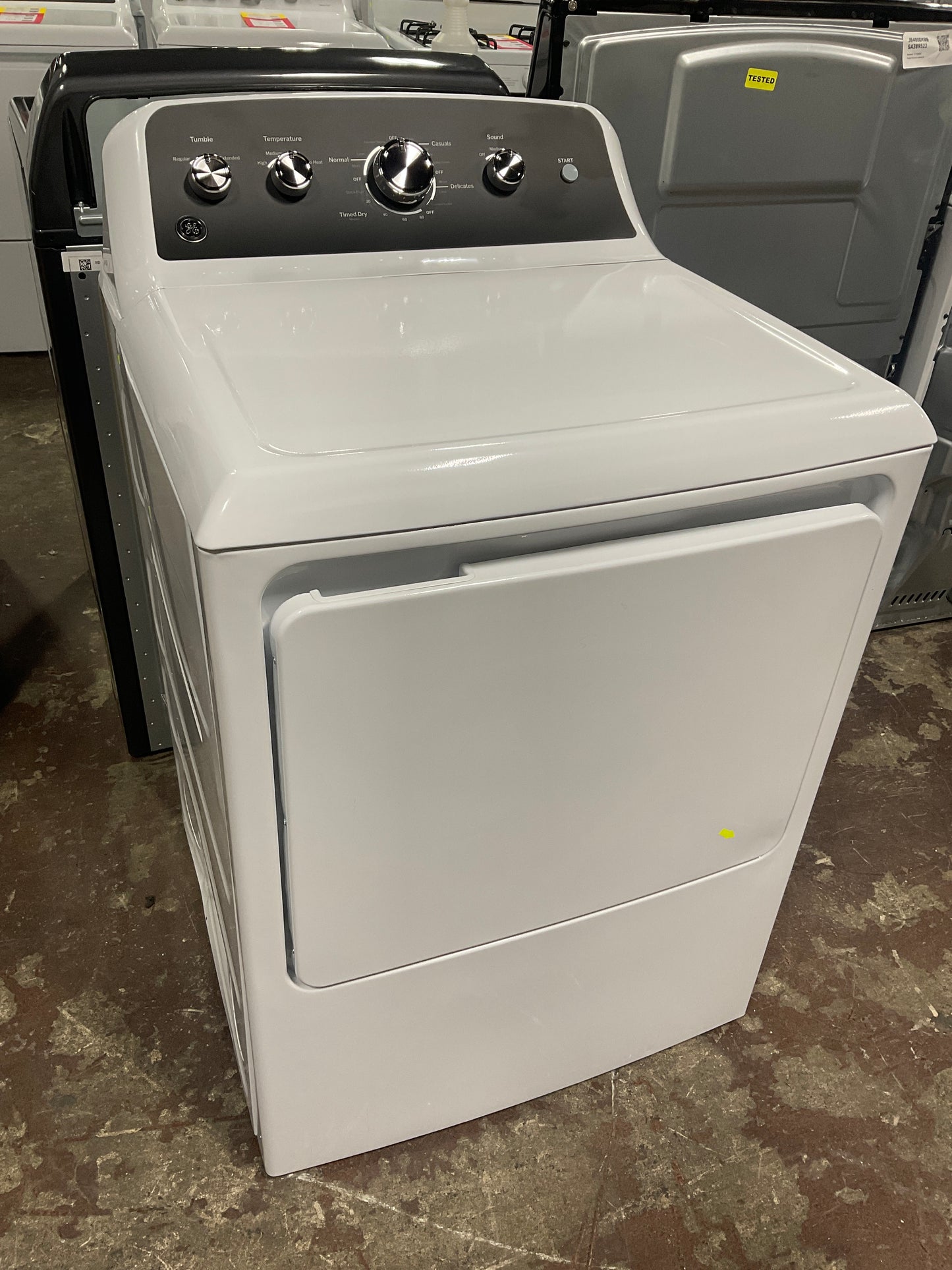 Front view, door closed