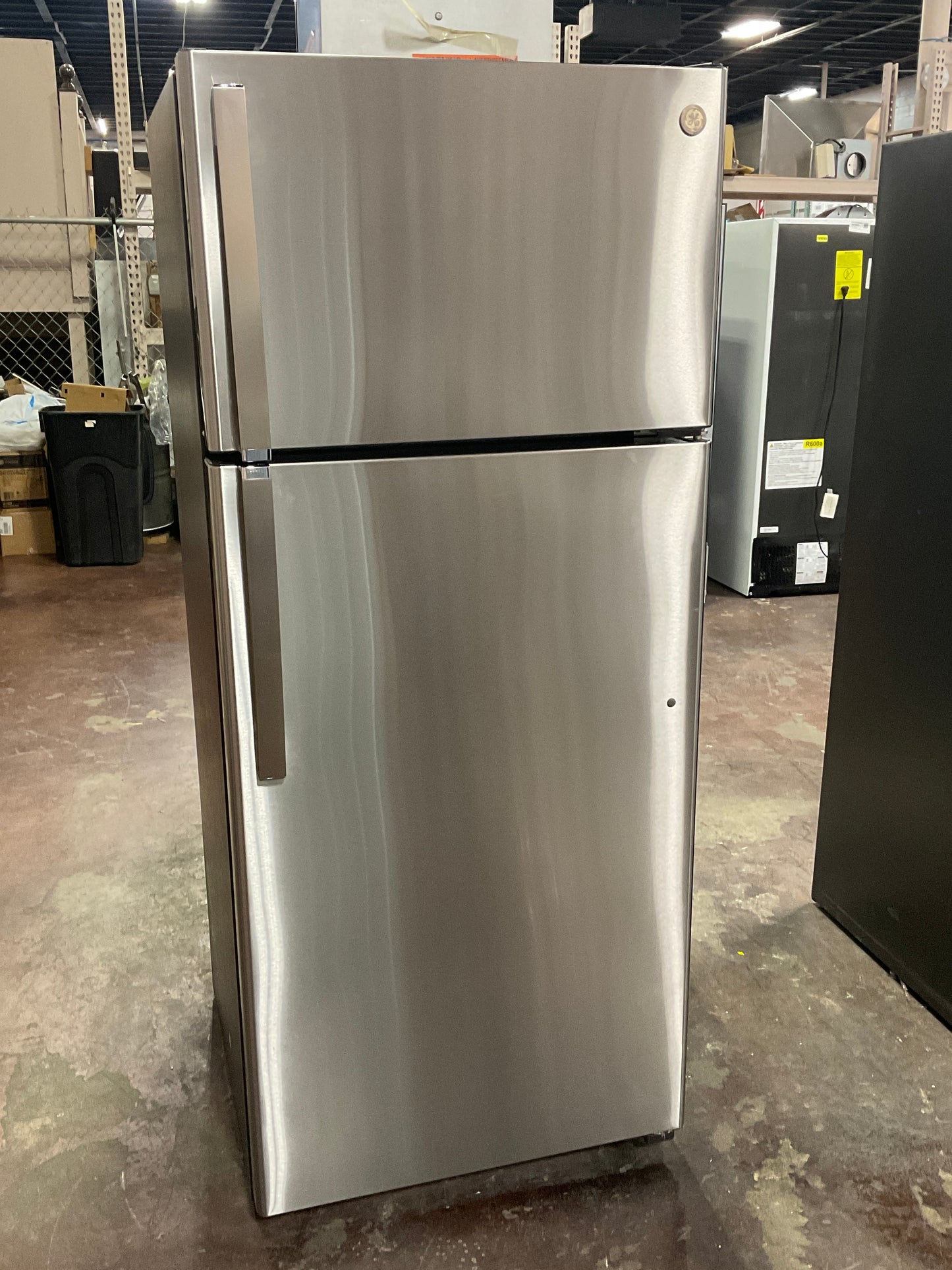 Front view, door closed