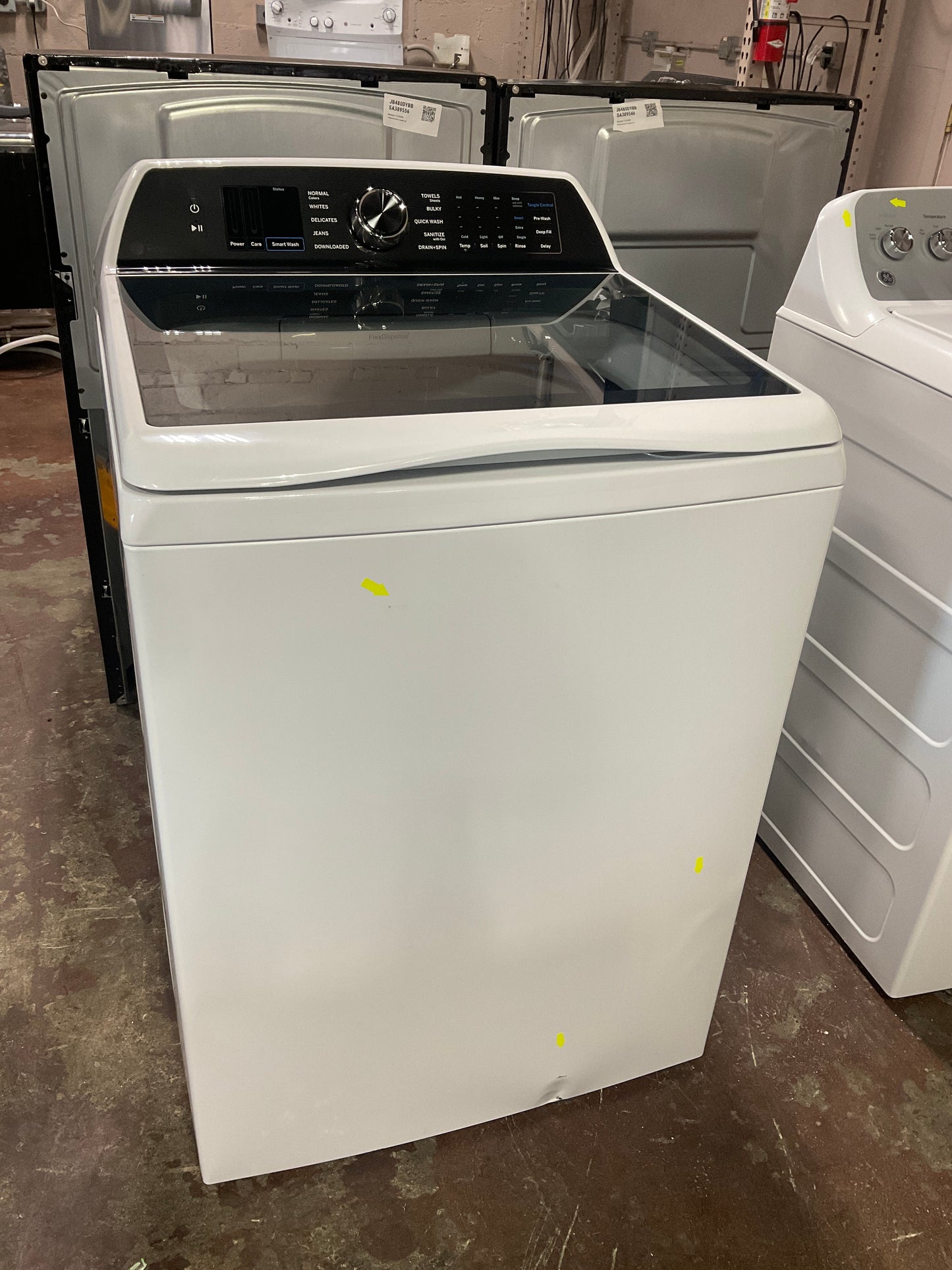 Front view, door closed