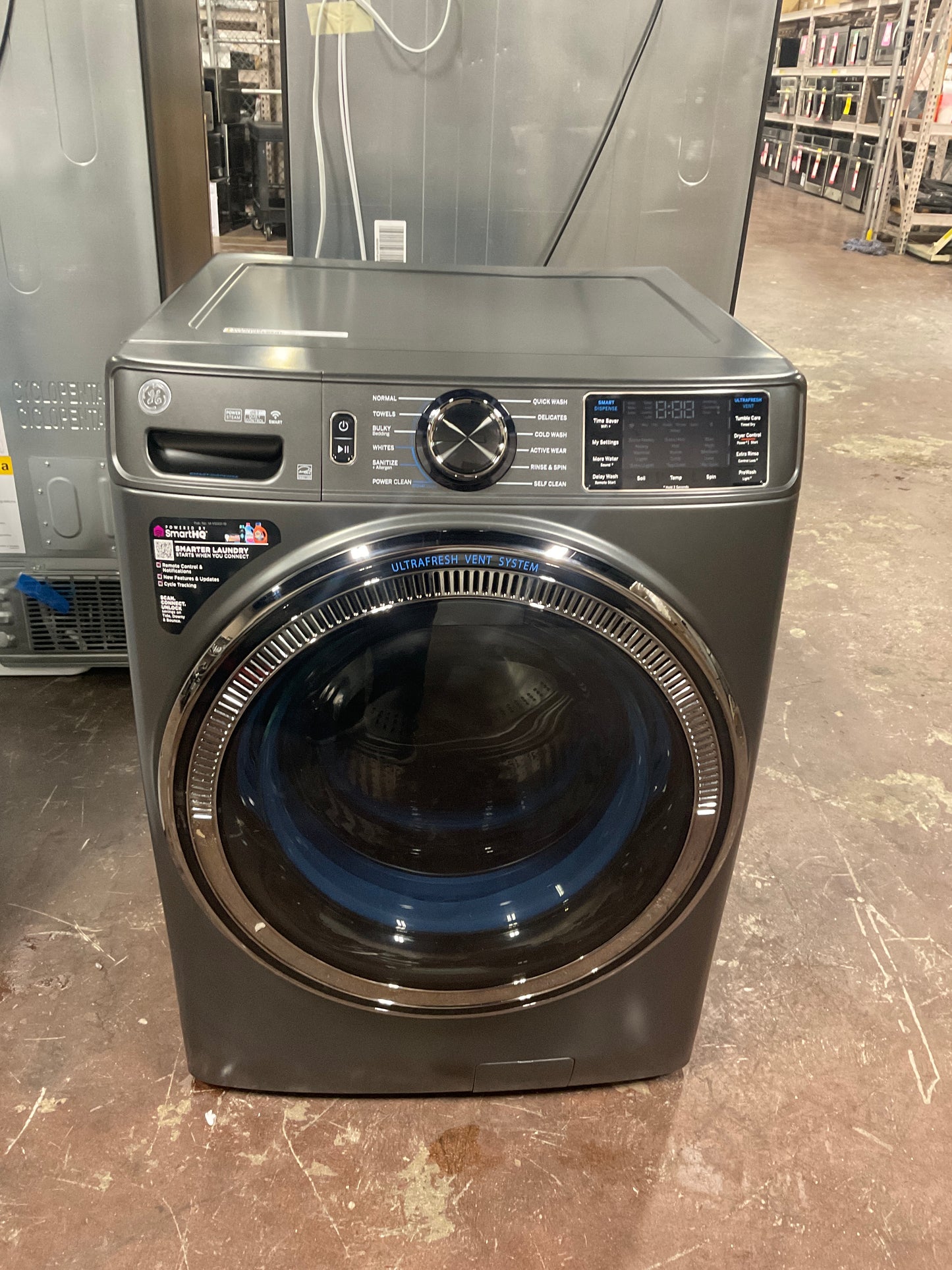 Front view, door closed