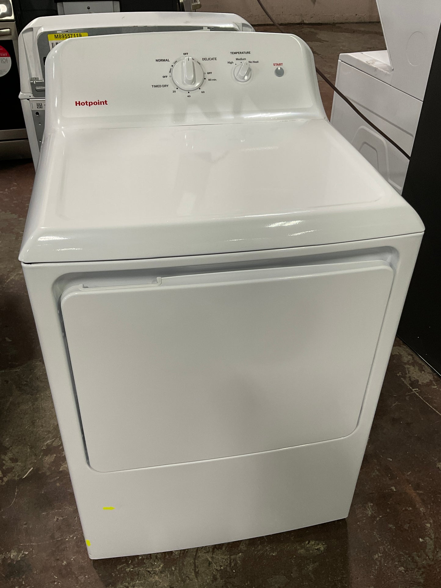 Front view, door closed