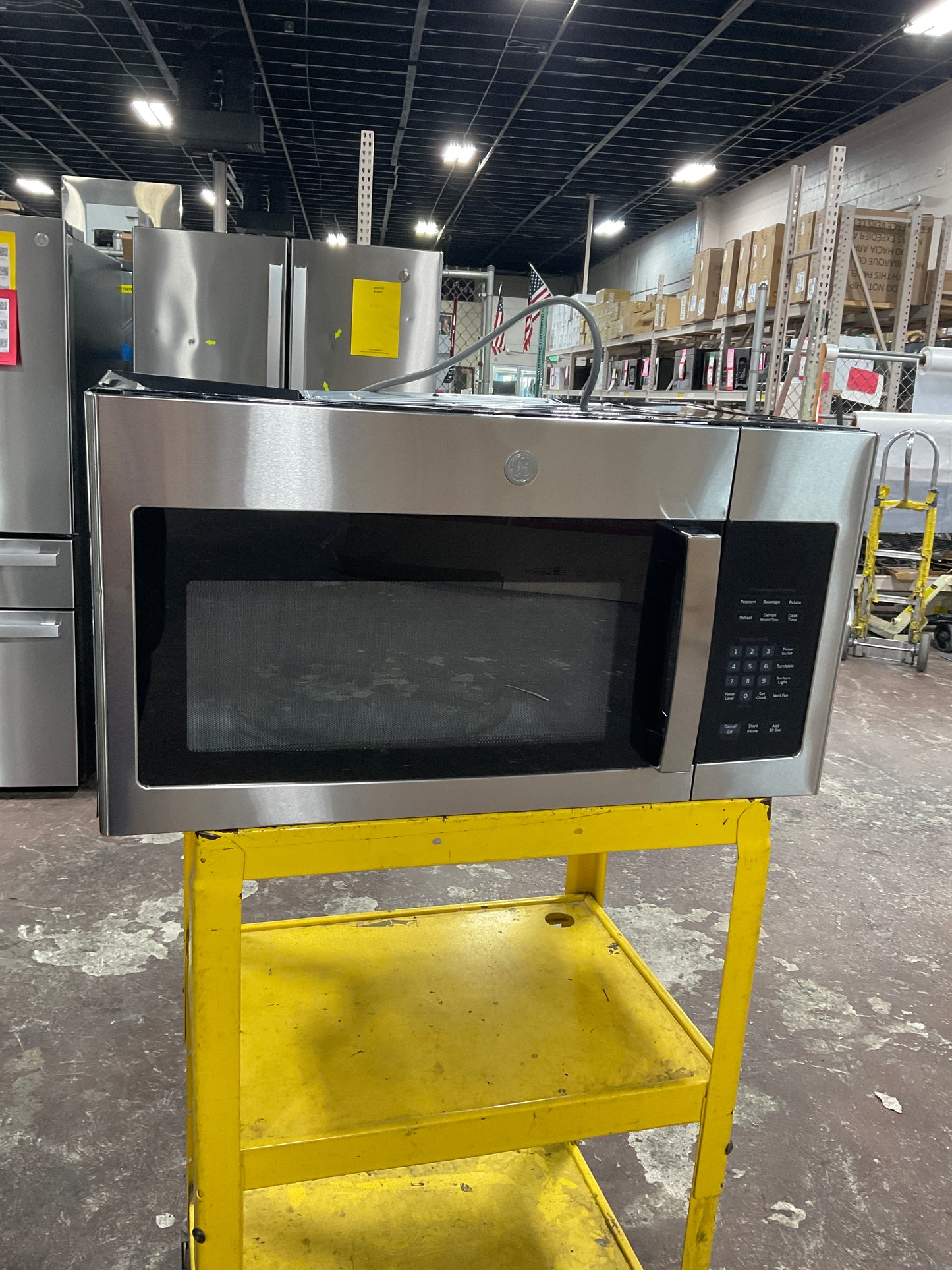 Front view, door closed