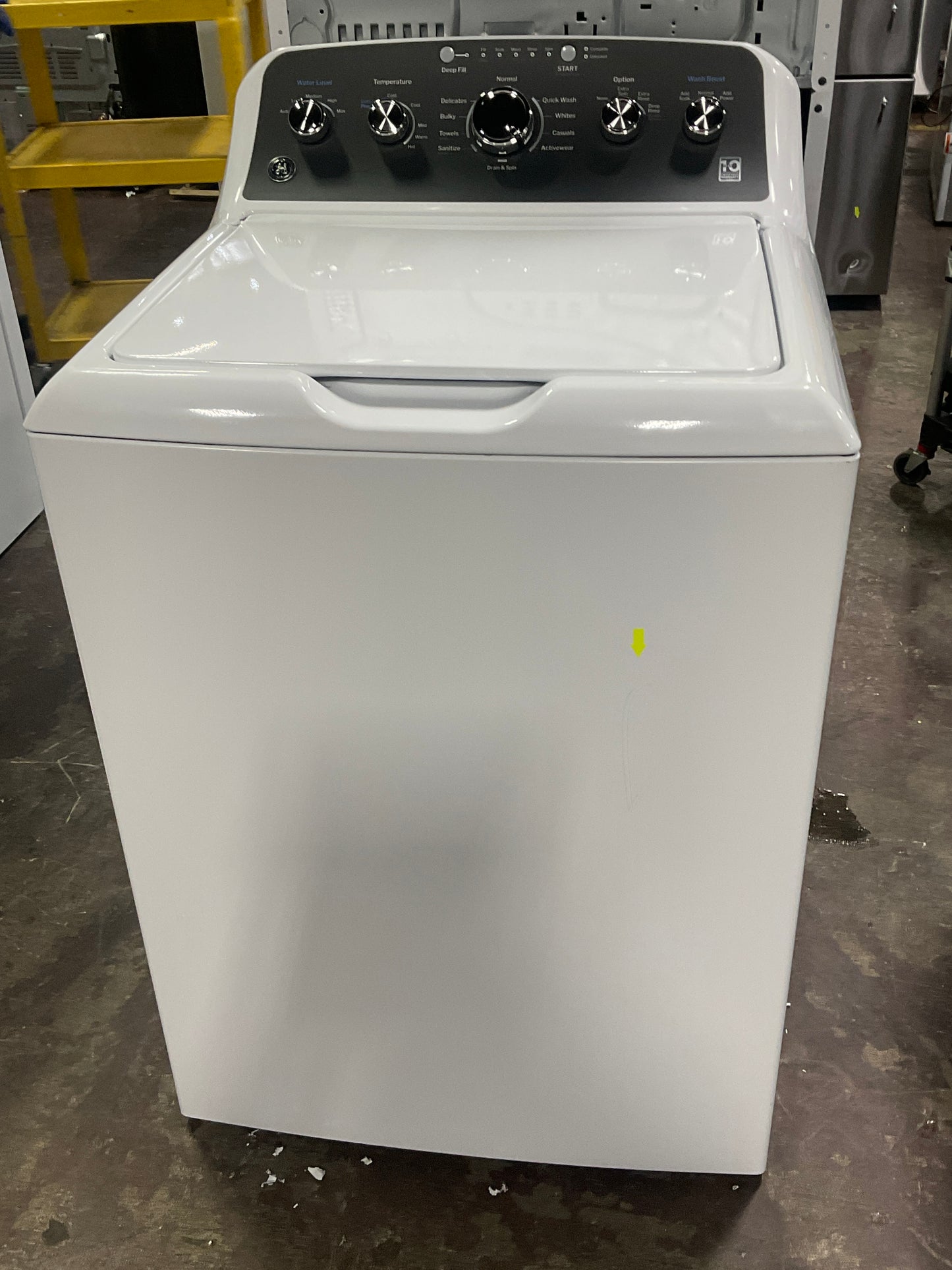 Front view, door closed