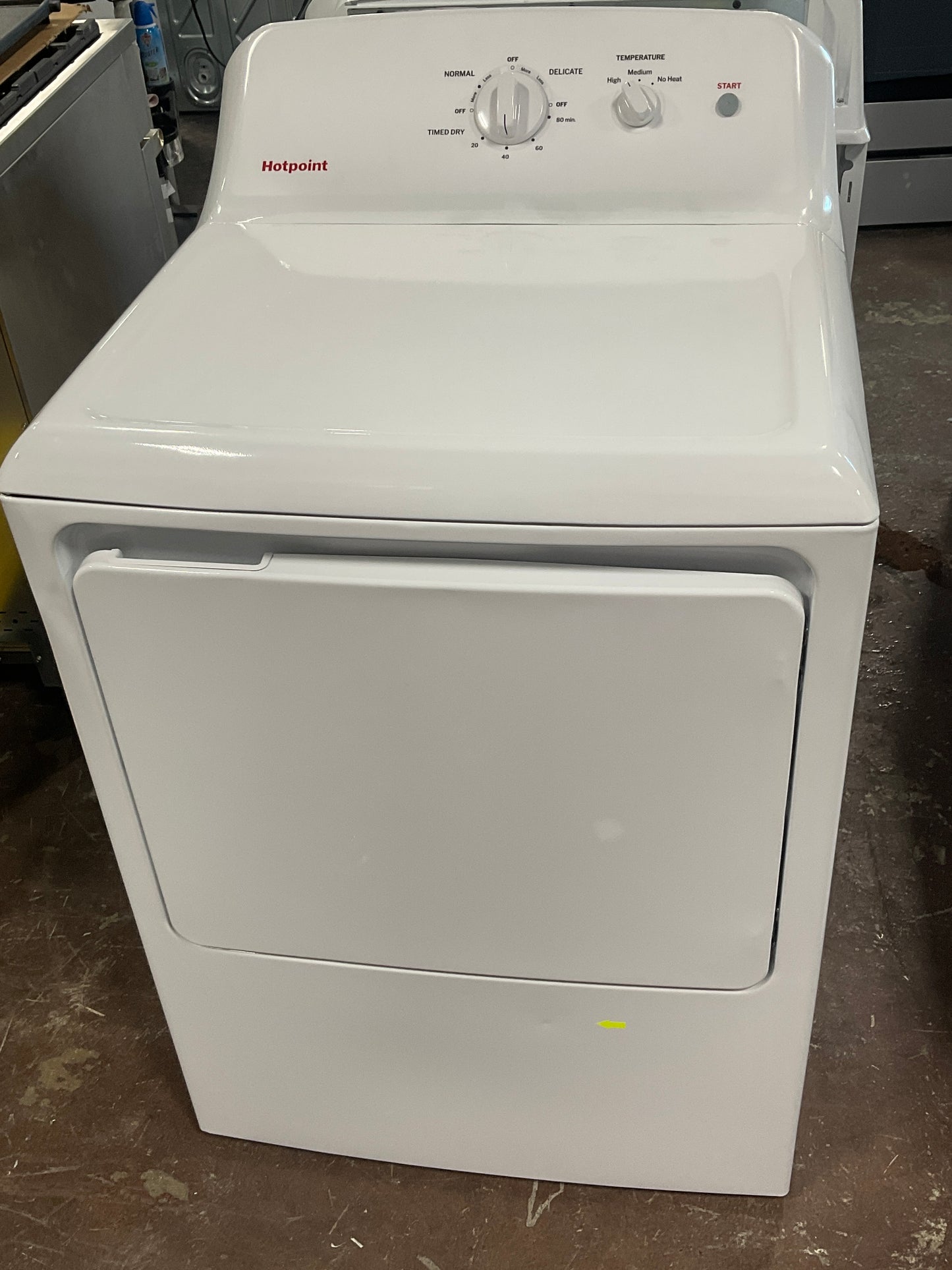 Front view, door closed