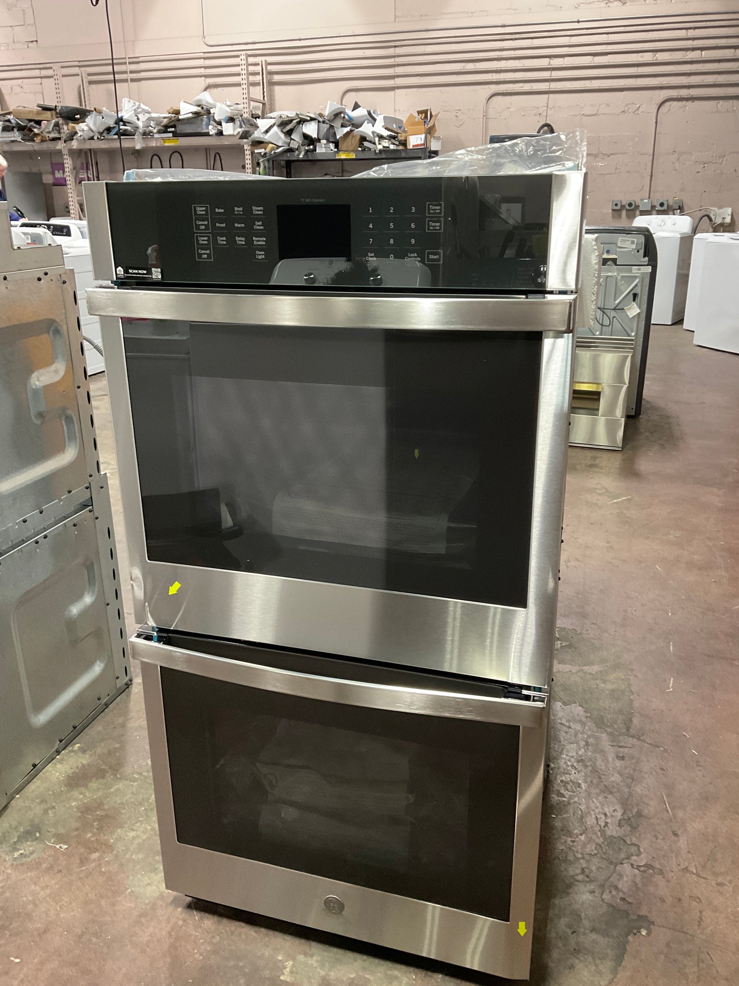 Front view, door closed