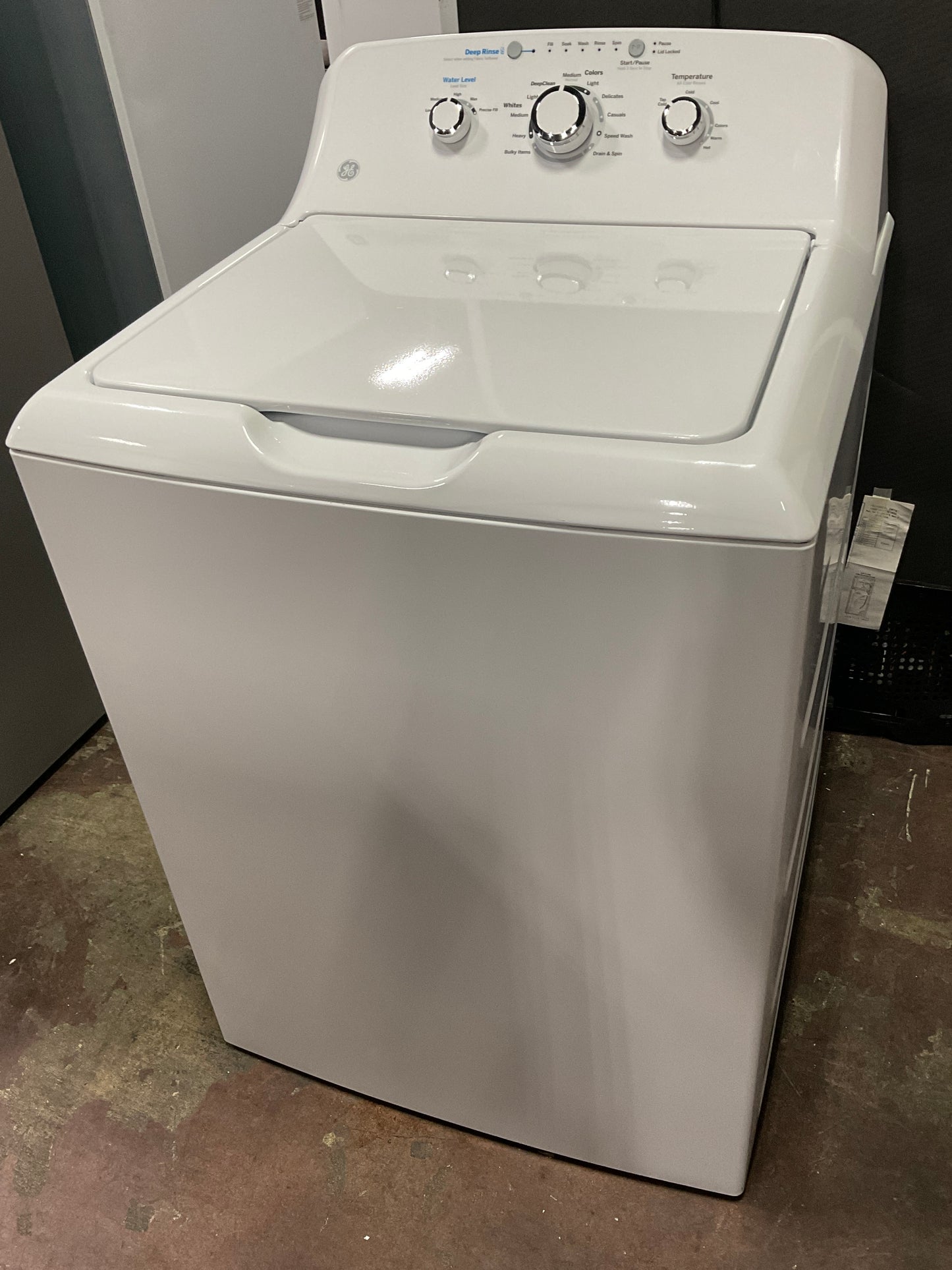 Front view, door closed