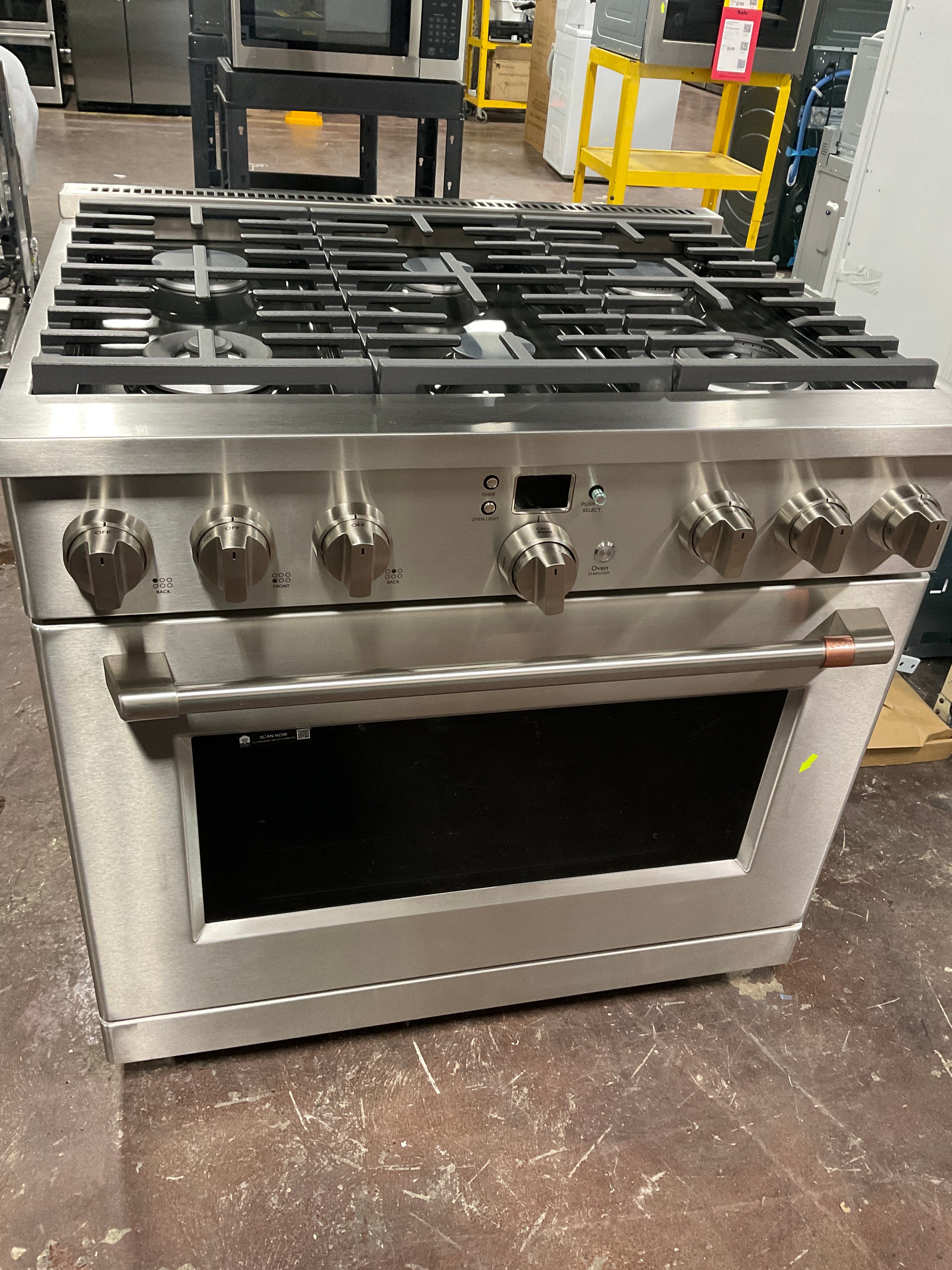 Front view, oven-door closed