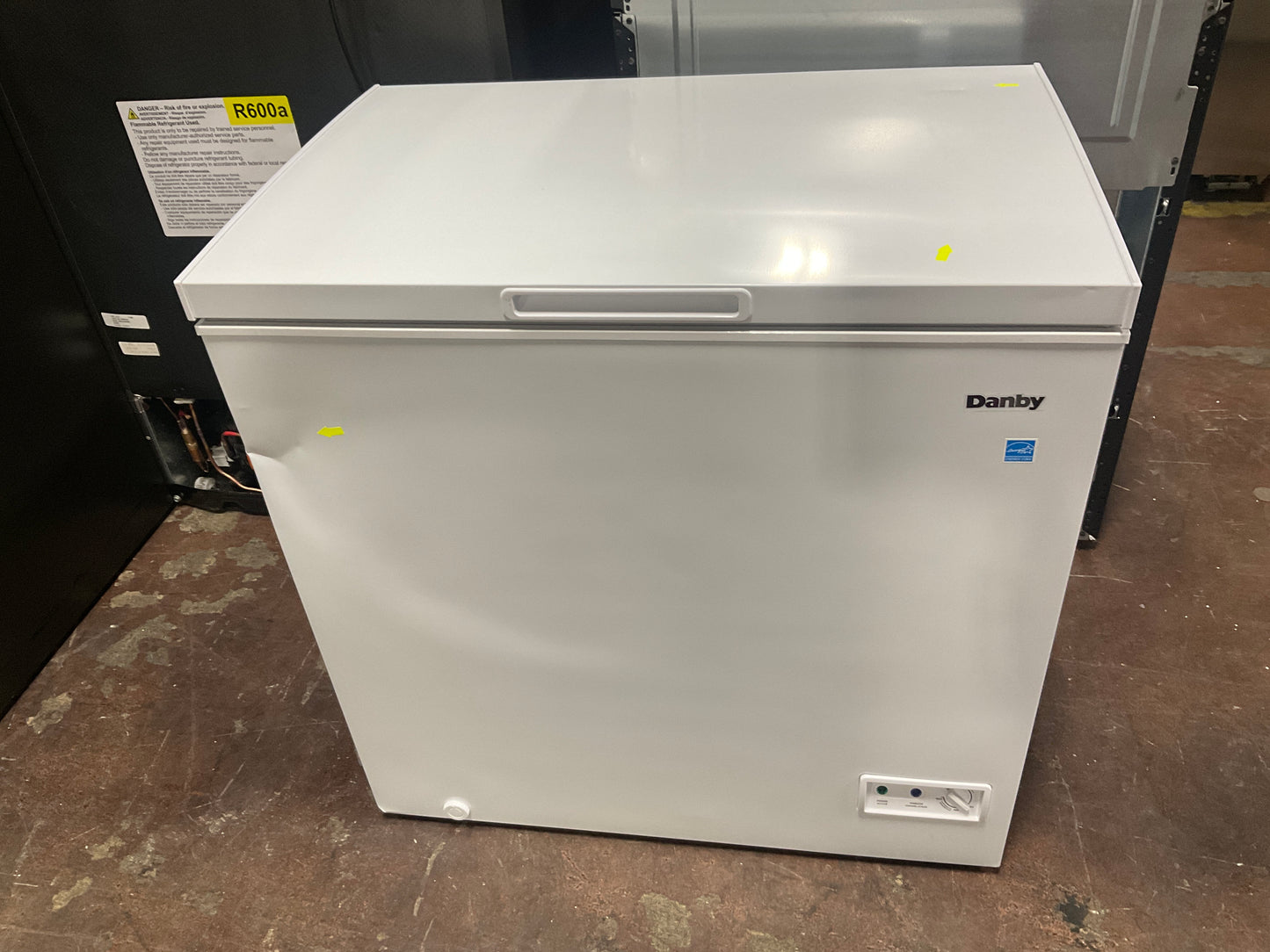 Front view, door closed