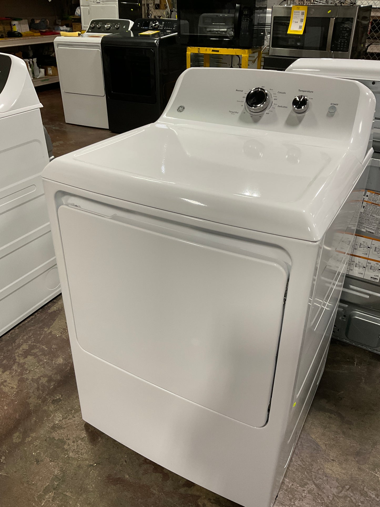 Front view, door closed